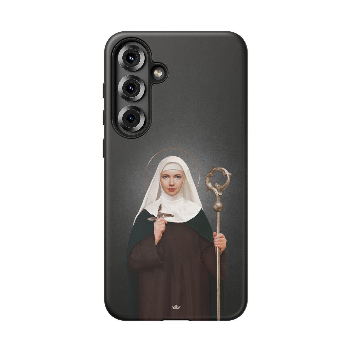 St. Brigid of Ireland Hard Phone Case (Dark) Copyright VENXARA