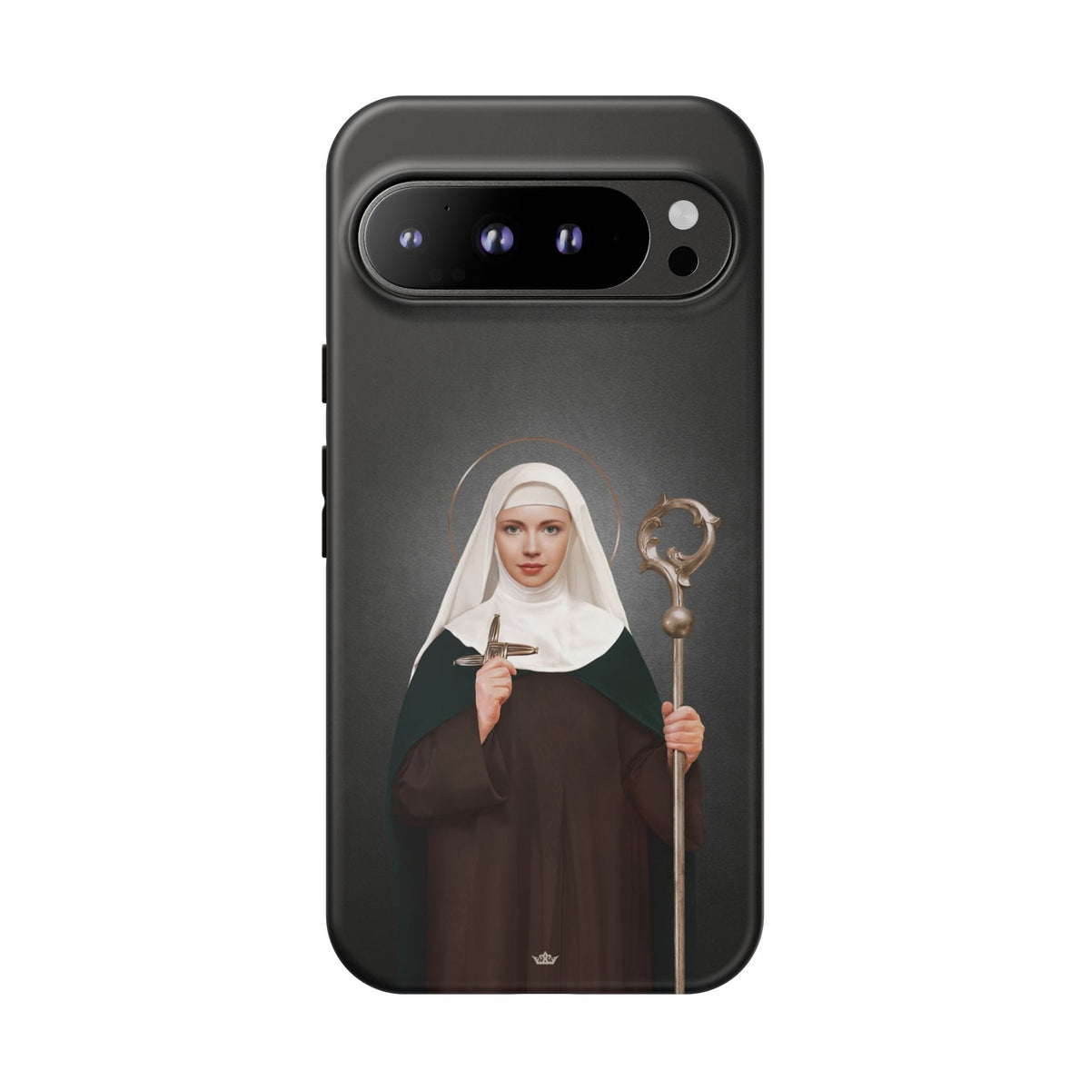 St. Brigid of Ireland Hard Phone Case (Dark) Copyright VENXARA
