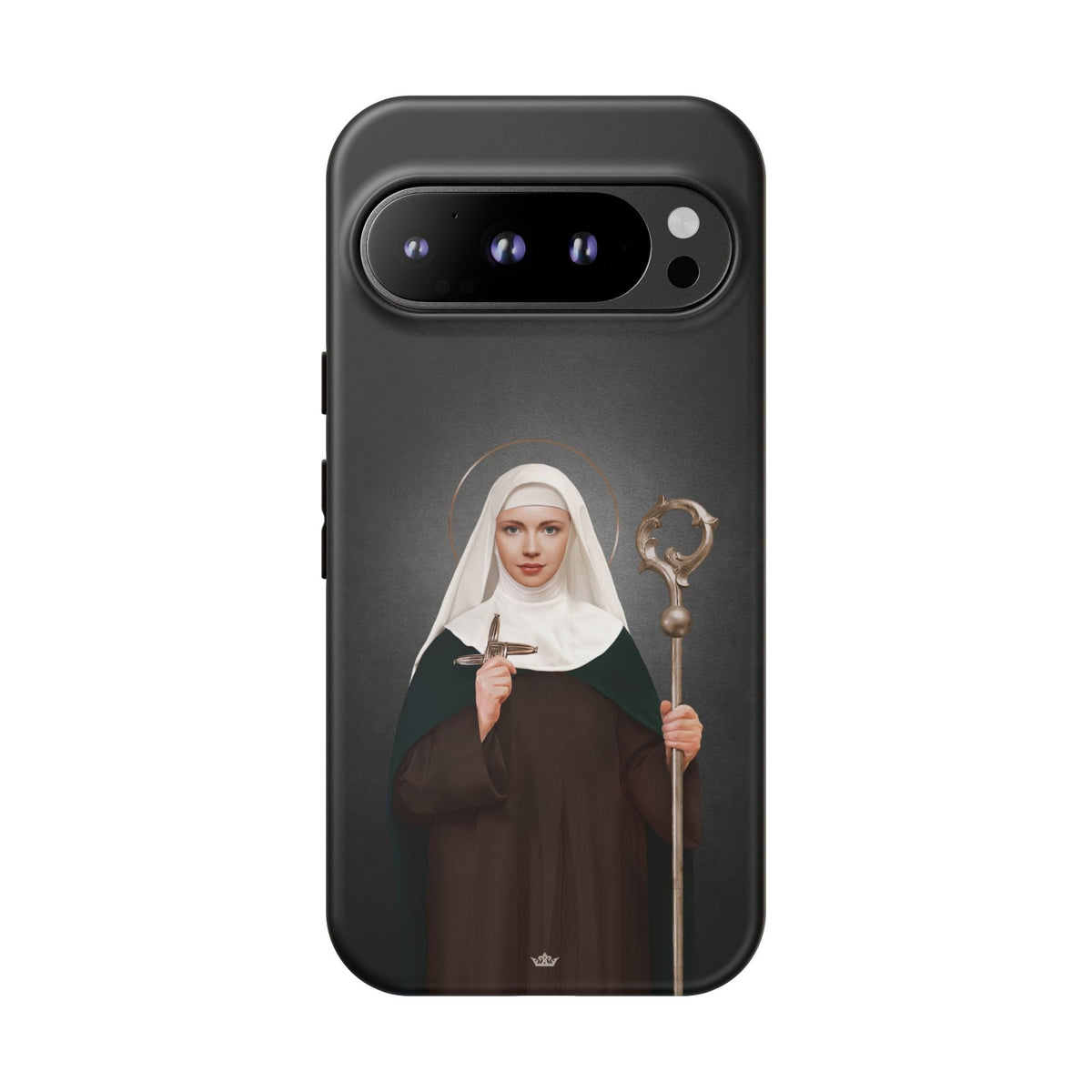 St. Brigid of Ireland Hard Phone Case (Dark) Copyright VENXARA