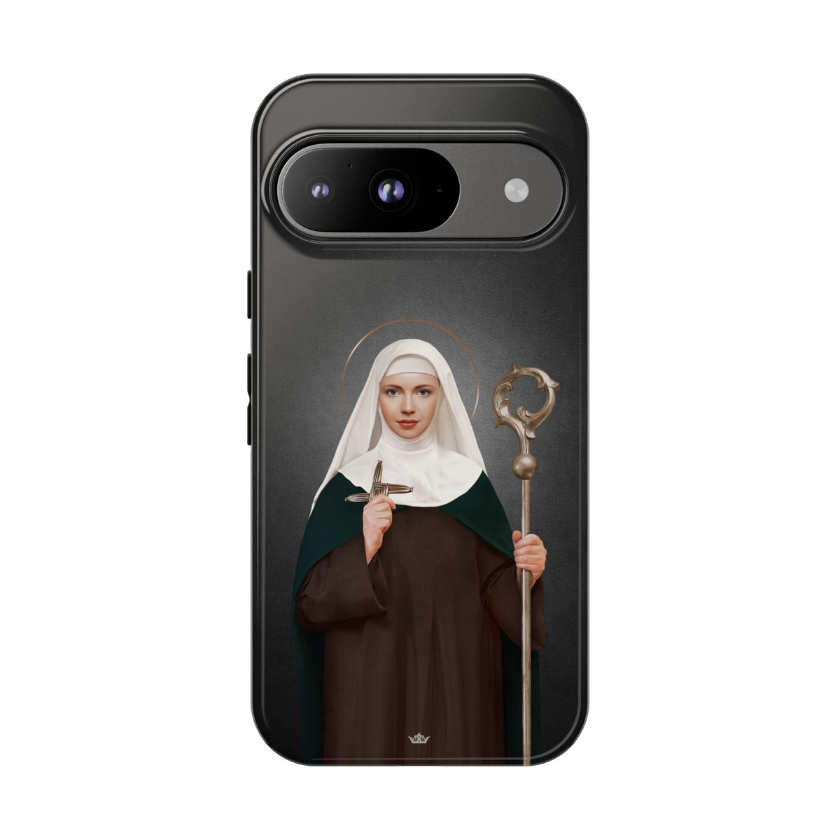 St. Brigid of Ireland Hard Phone Case (Dark) Copyright VENXARA