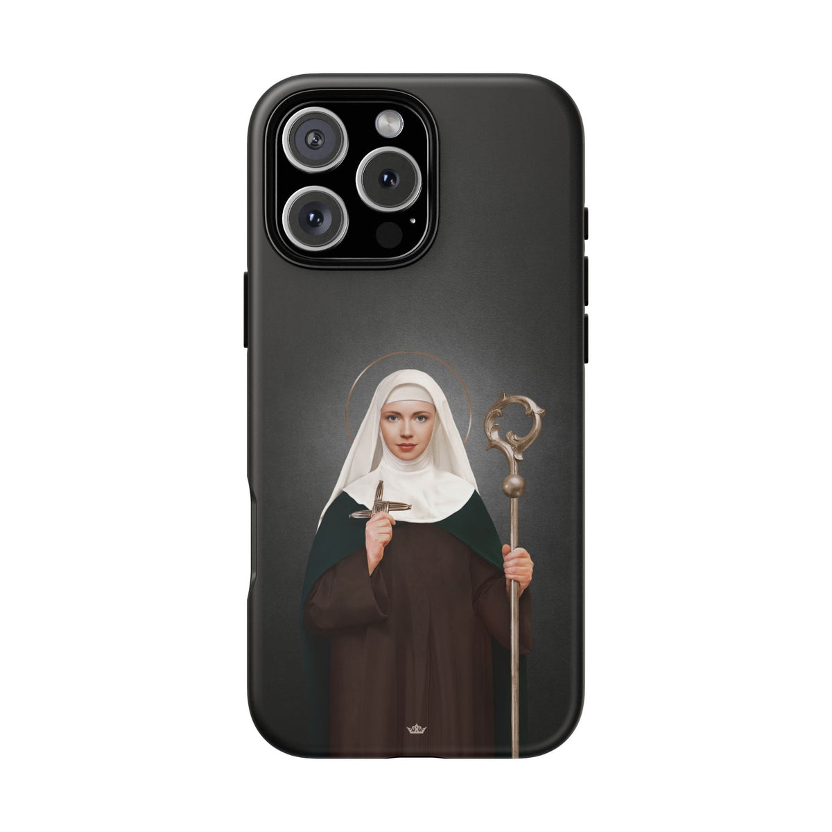 St. Brigid of Ireland Hard Phone Case (Dark) Copyright VENXARA