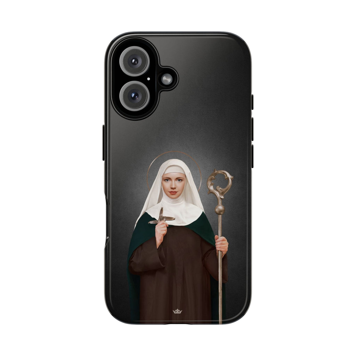 St. Brigid of Ireland Hard Phone Case (Dark) Copyright VENXARA