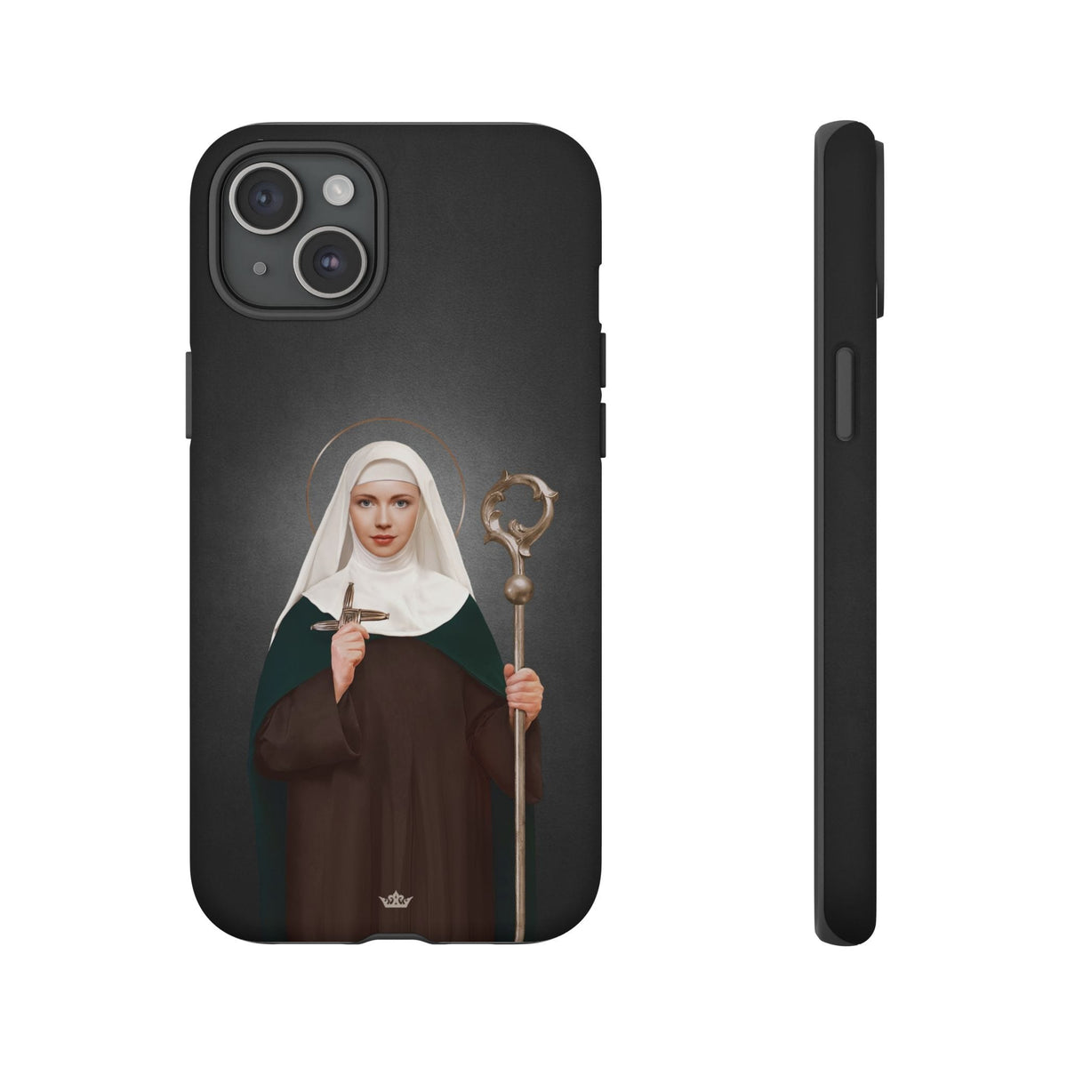 St. Brigid of Ireland Hard Phone Case (Dark) Copyright VENXARA