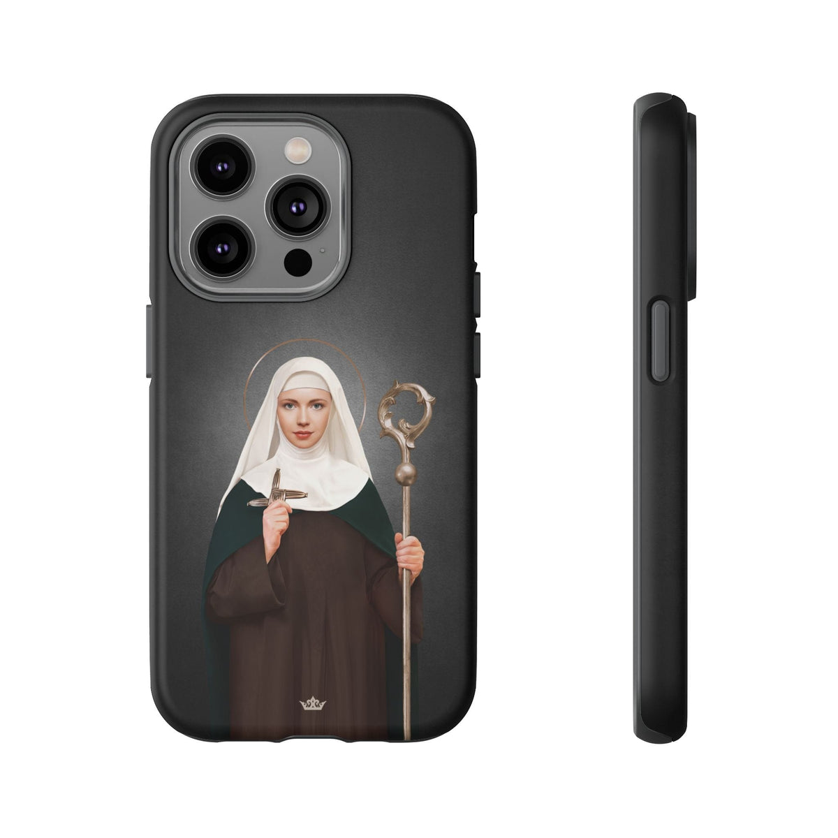 St. Brigid of Ireland Hard Phone Case (Dark) Copyright VENXARA
