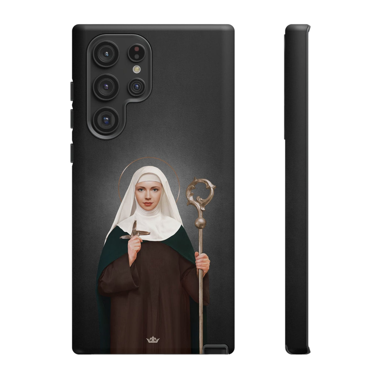 St. Brigid of Ireland Hard Phone Case (Dark) Copyright VENXARA