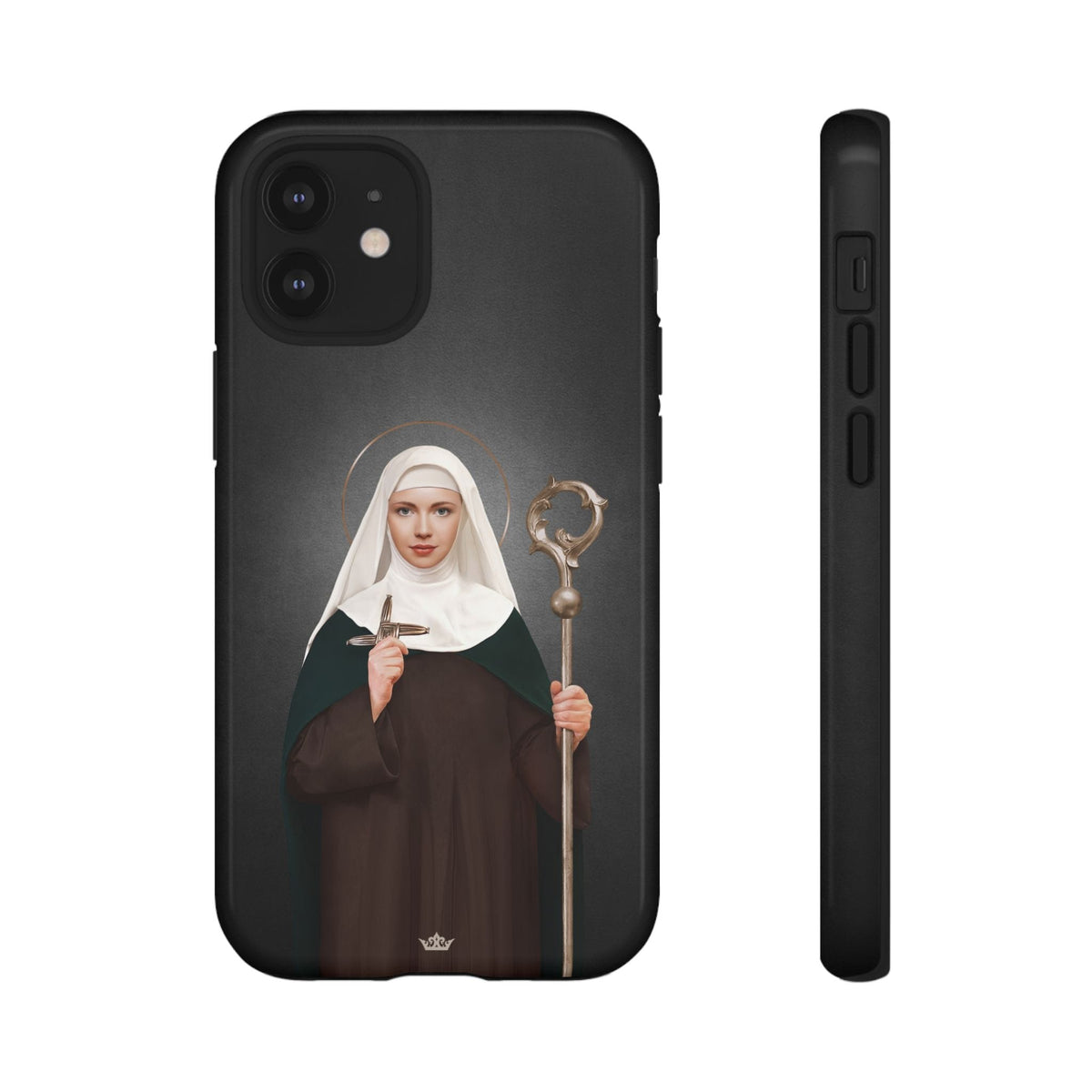 St. Brigid of Ireland Hard Phone Case (Dark) Copyright VENXARA