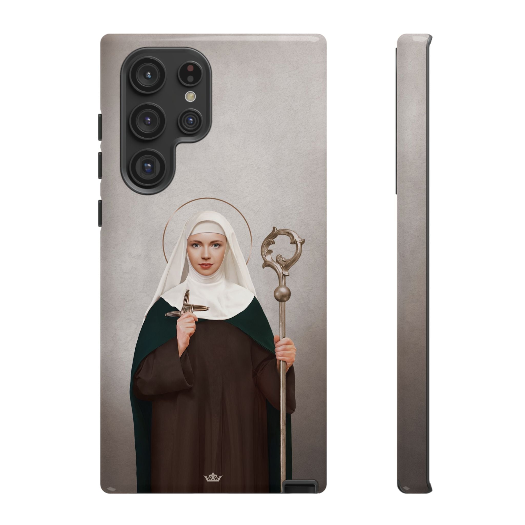 St. Brigid of Ireland Hard Phone Case (Light) - VENXARA®