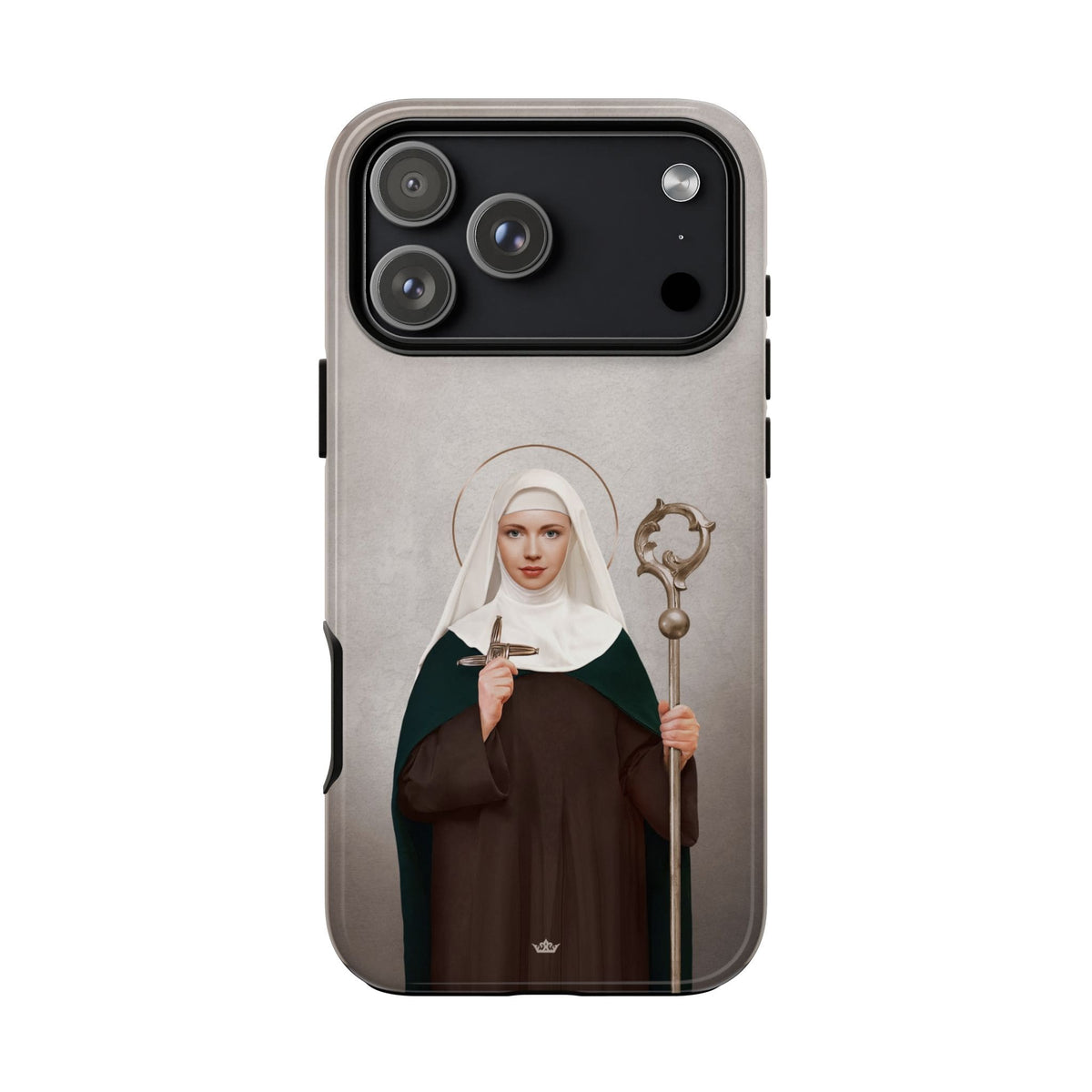 St. Brigid of Ireland Hard Phone Case (Light) Copyright VENXARA