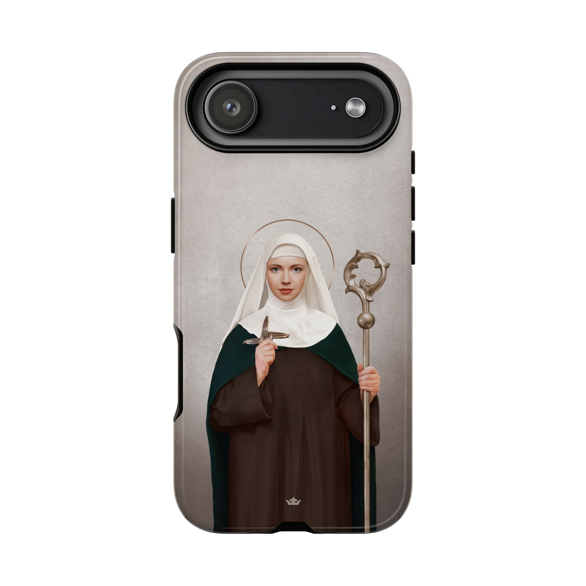 St. Brigid of Ireland Hard Phone Case (Light) Copyright VENXARA