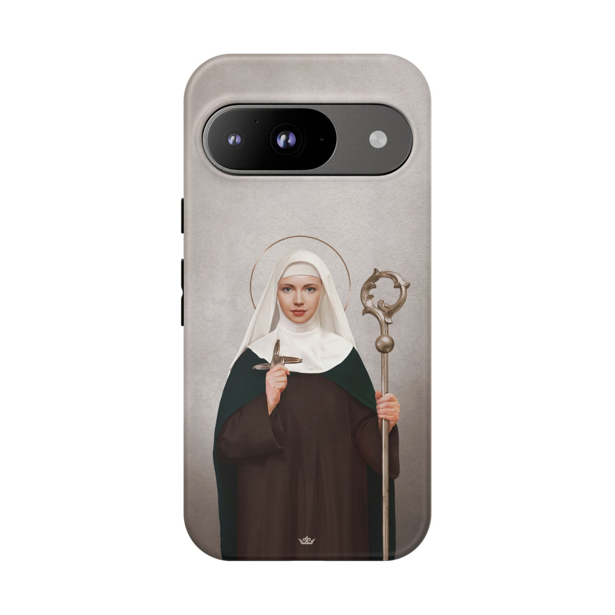 St. Brigid of Ireland Hard Phone Case (Light) Copyright VENXARA
