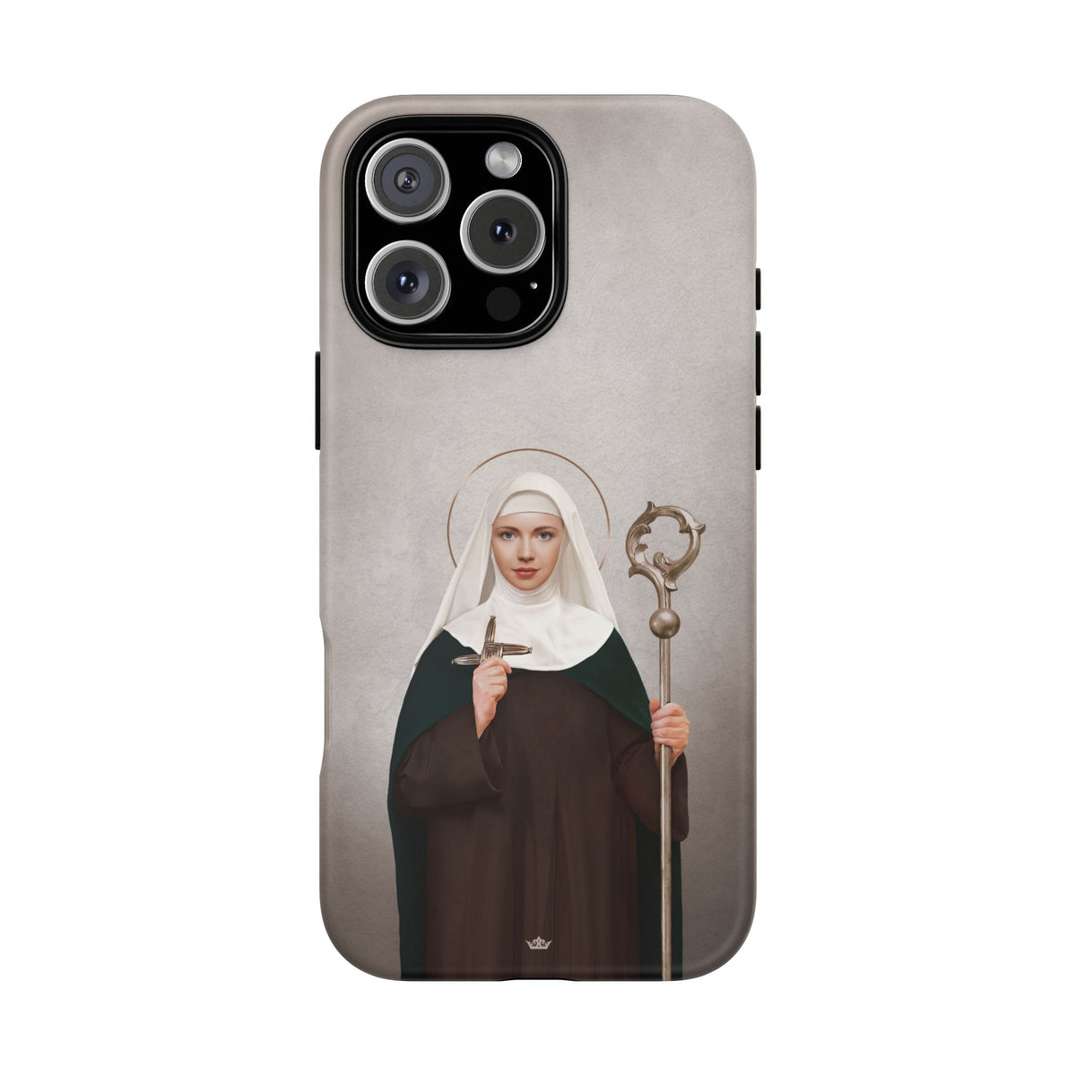 St. Brigid of Ireland Hard Phone Case (Light) Copyright VENXARA