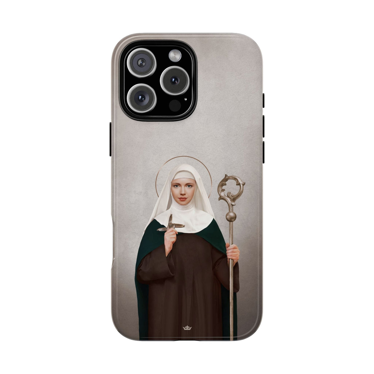St. Brigid of Ireland Hard Phone Case (Light) Copyright VENXARA