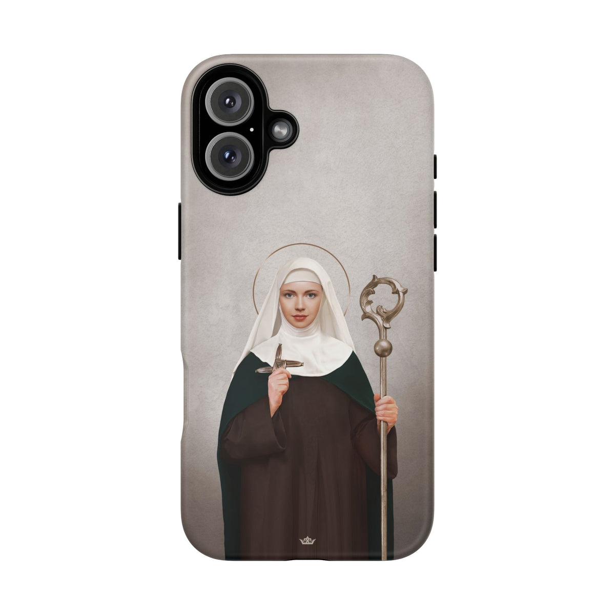 St. Brigid of Ireland Hard Phone Case (Light) Copyright VENXARA