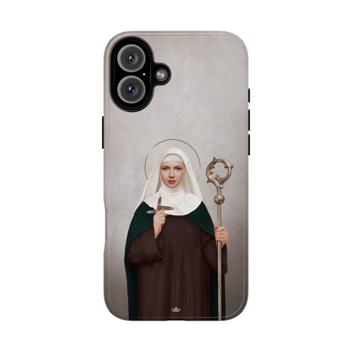 St. Brigid of Ireland Hard Phone Case (Light) Copyright VENXARA