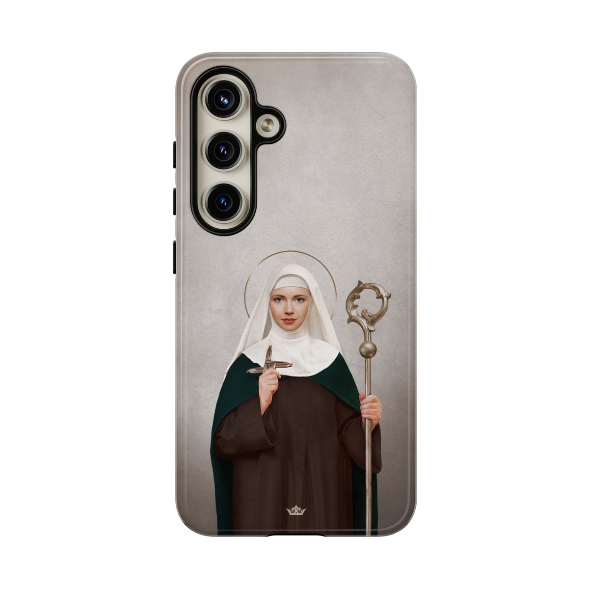 St. Brigid of Ireland Hard Phone Case (Light) Copyright VENXARA