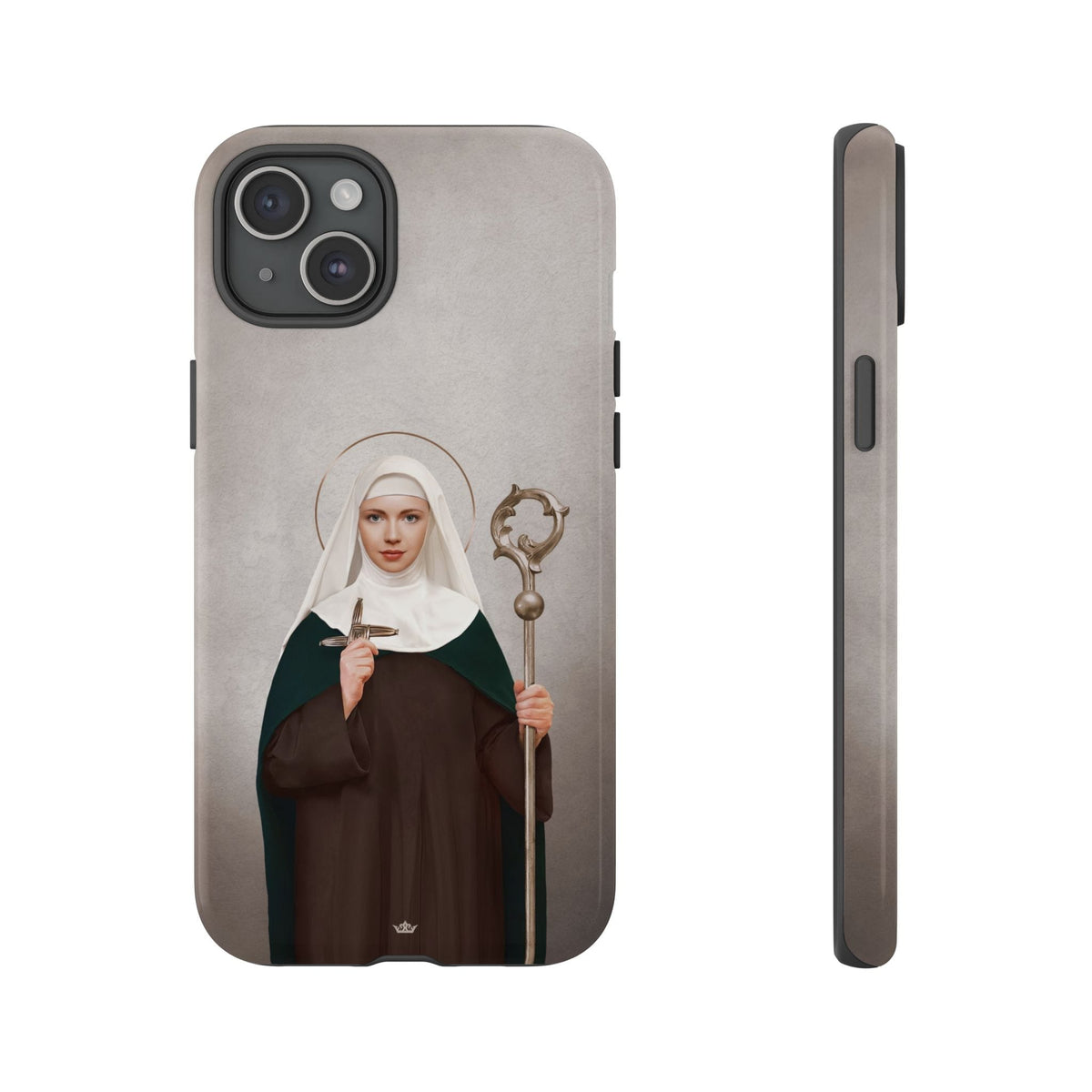 St. Brigid of Ireland Hard Phone Case (Light) Copyright VENXARA