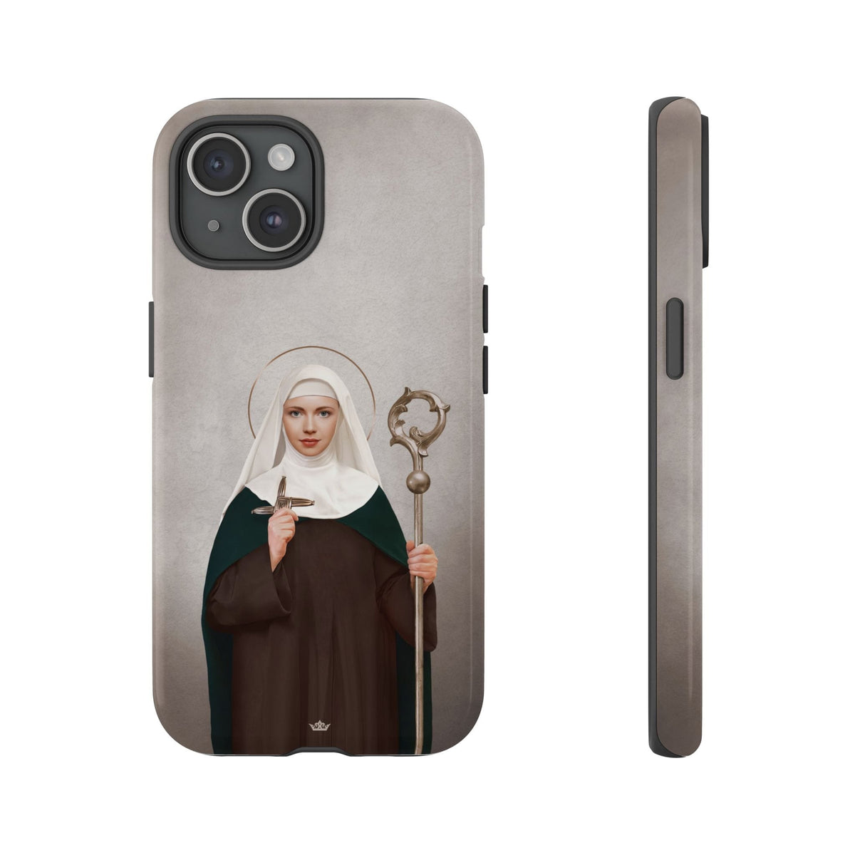 St. Brigid of Ireland Hard Phone Case (Light) Copyright VENXARA