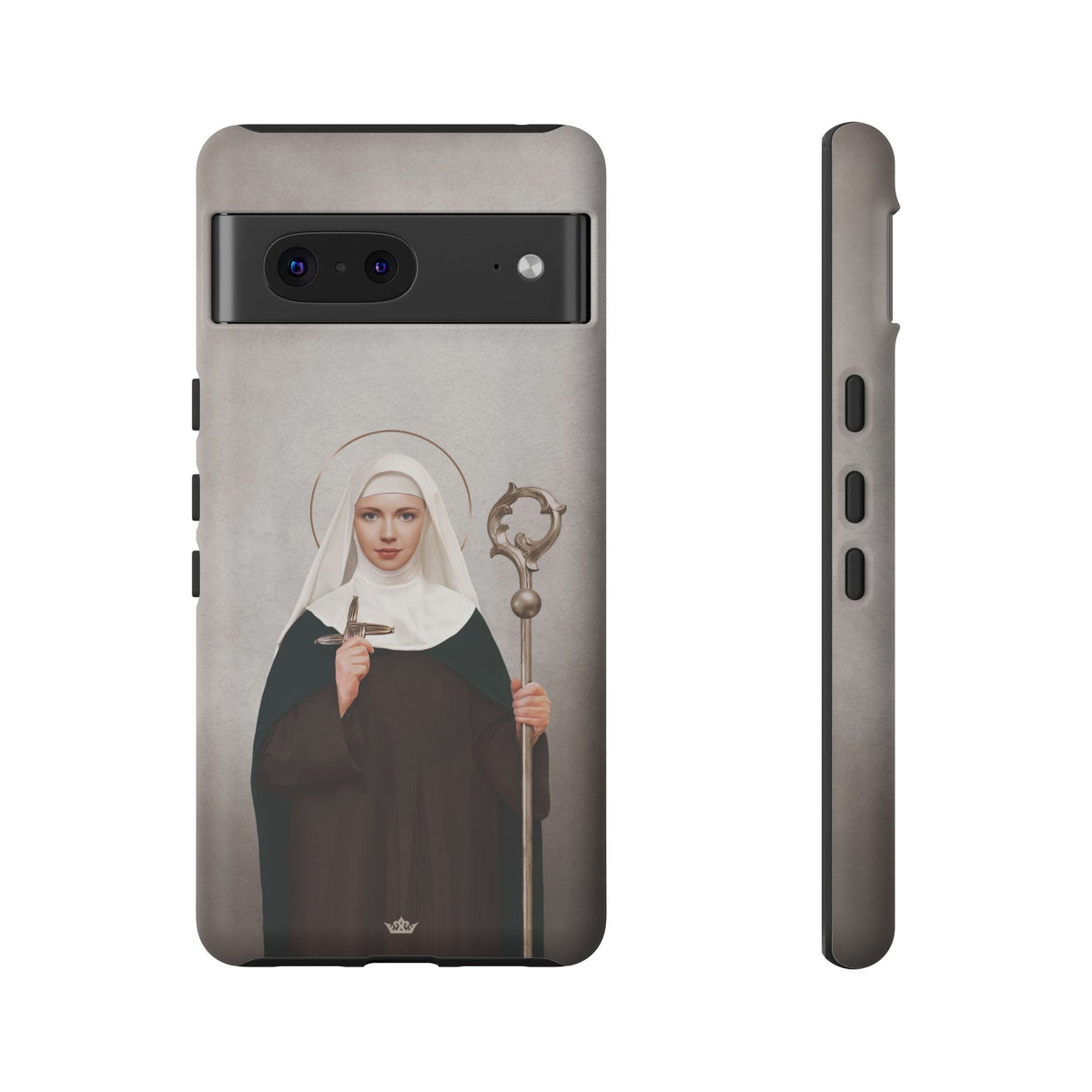 St. Brigid of Ireland Hard Phone Case (Light) Copyright VENXARA