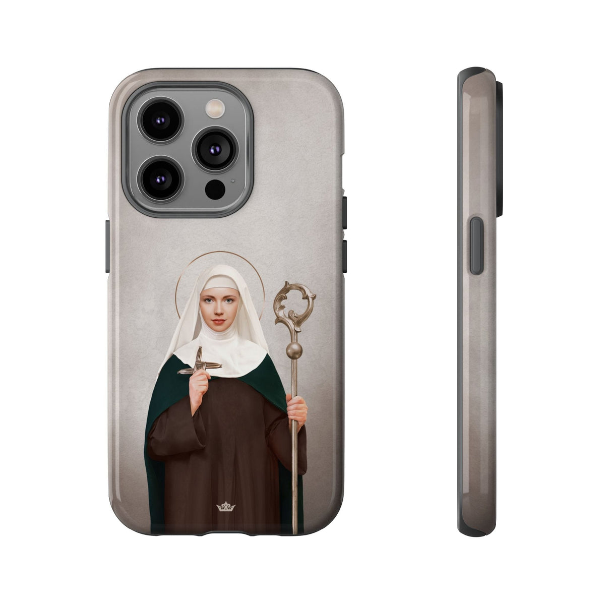 St. Brigid of Ireland Hard Phone Case (Light) Copyright VENXARA