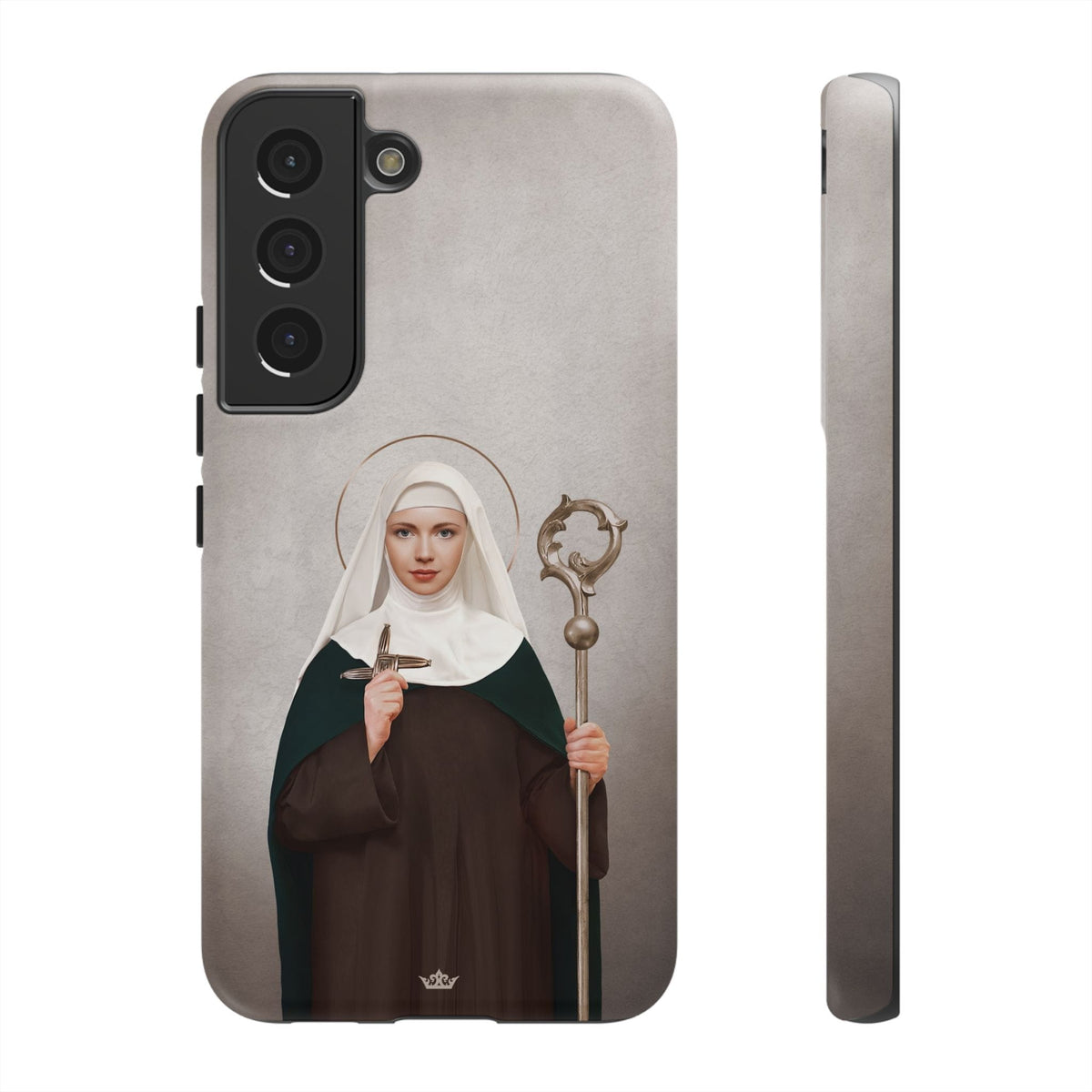 St. Brigid of Ireland Hard Phone Case (Light) Copyright VENXARA