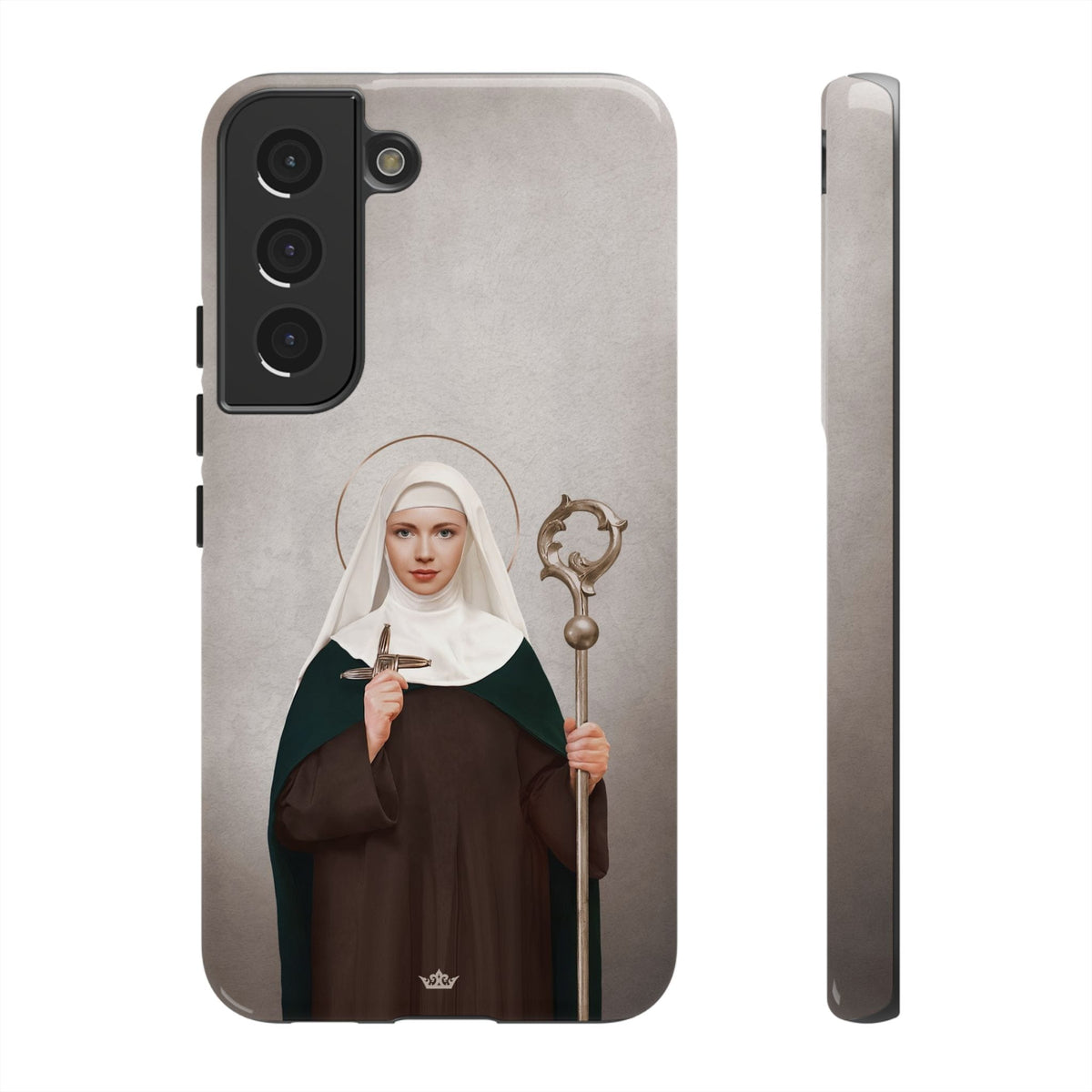 St. Brigid of Ireland Hard Phone Case (Light) Copyright VENXARA