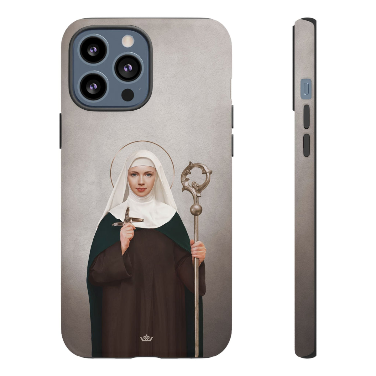 St. Brigid of Ireland Hard Phone Case (Light) Copyright VENXARA