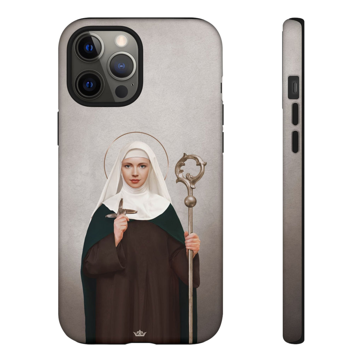 St. Brigid of Ireland Hard Phone Case (Light) Copyright VENXARA