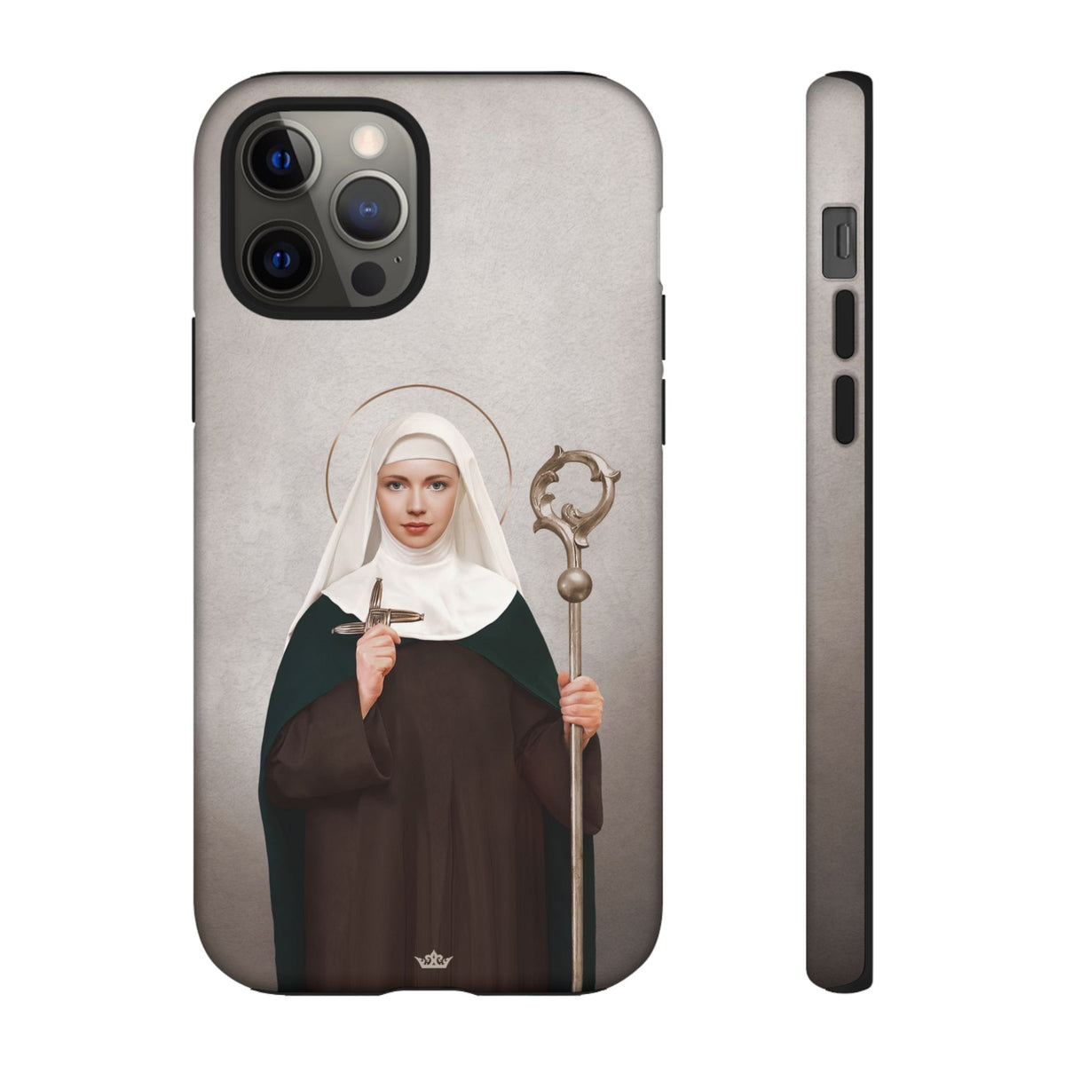 St. Brigid of Ireland Hard Phone Case (Light) Copyright VENXARA