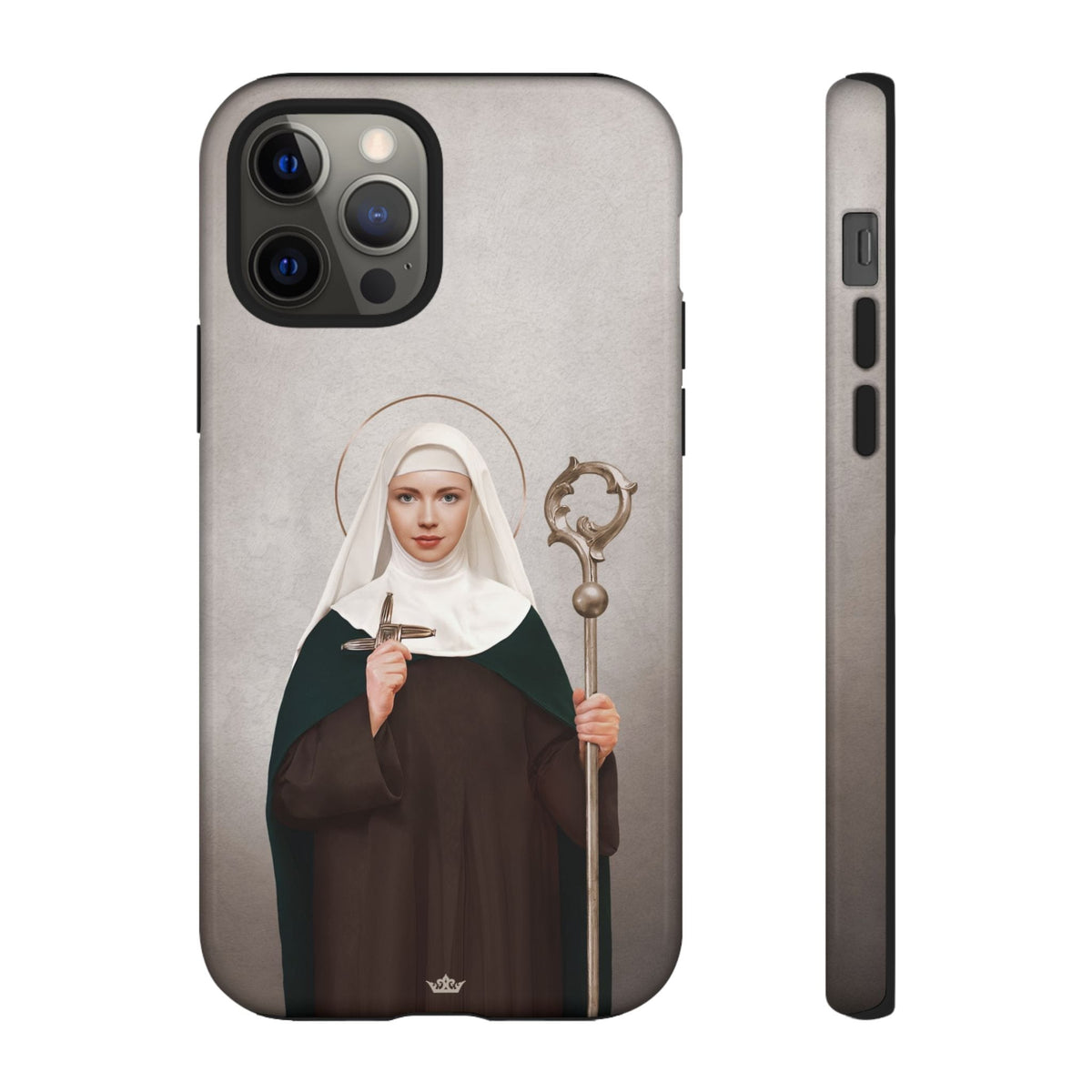 St. Brigid of Ireland Hard Phone Case (Light) Copyright VENXARA