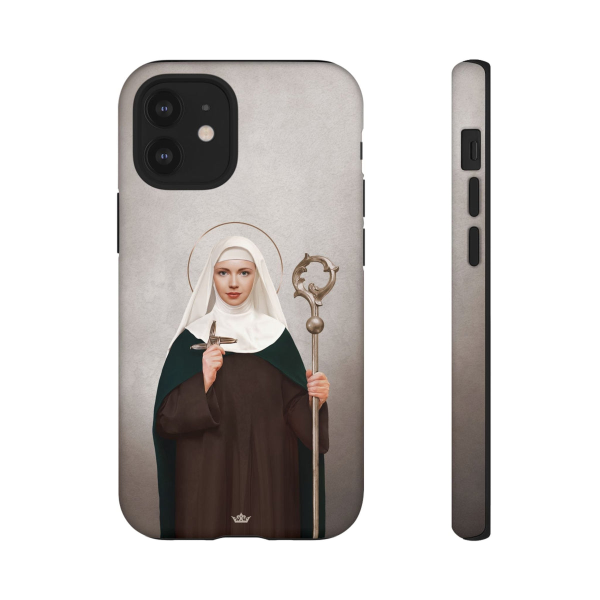 St. Brigid of Ireland Hard Phone Case (Light) Copyright VENXARA