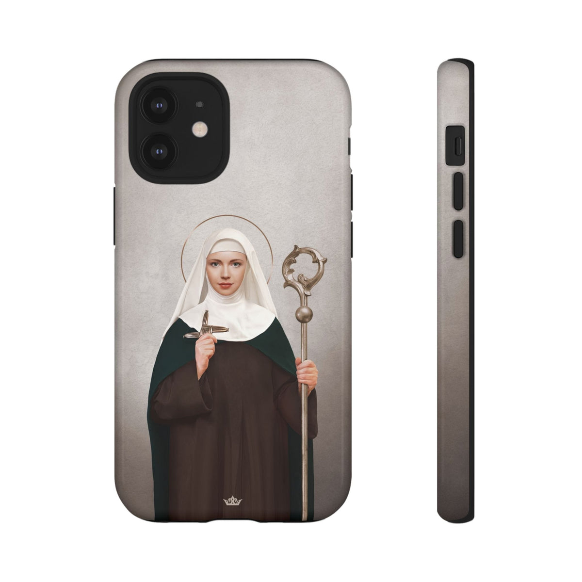 St. Brigid of Ireland Hard Phone Case (Light) Copyright VENXARA