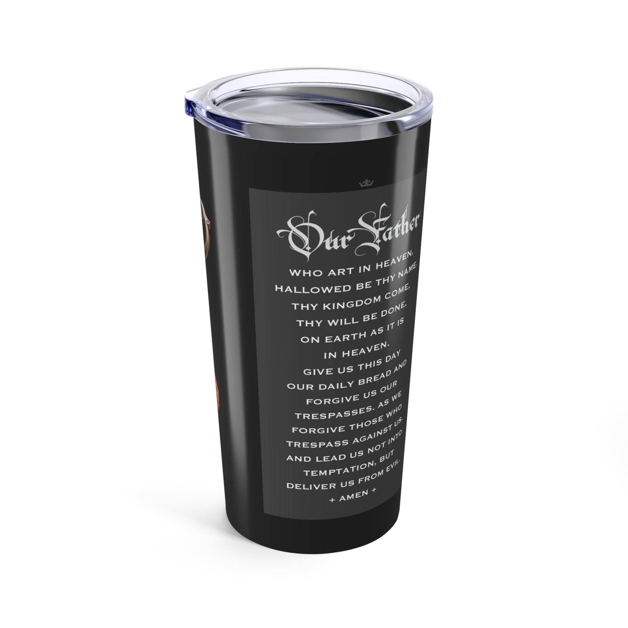 St. Brigid of Ireland Lord's Prayer Tumbler 20 oz. (Ash) - VENXARA®