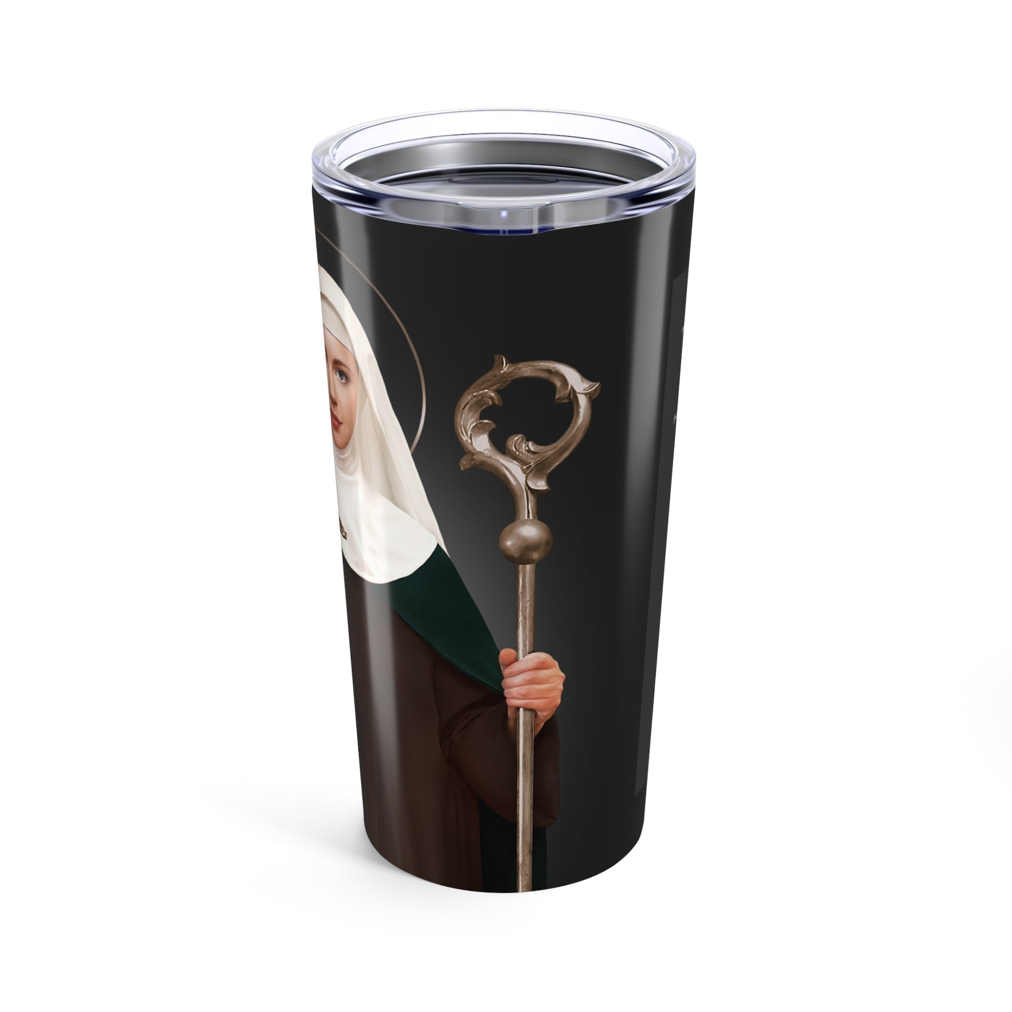 St. Brigid of Ireland Lord's Prayer Tumbler 20 oz. (Ash) - VENXARA®