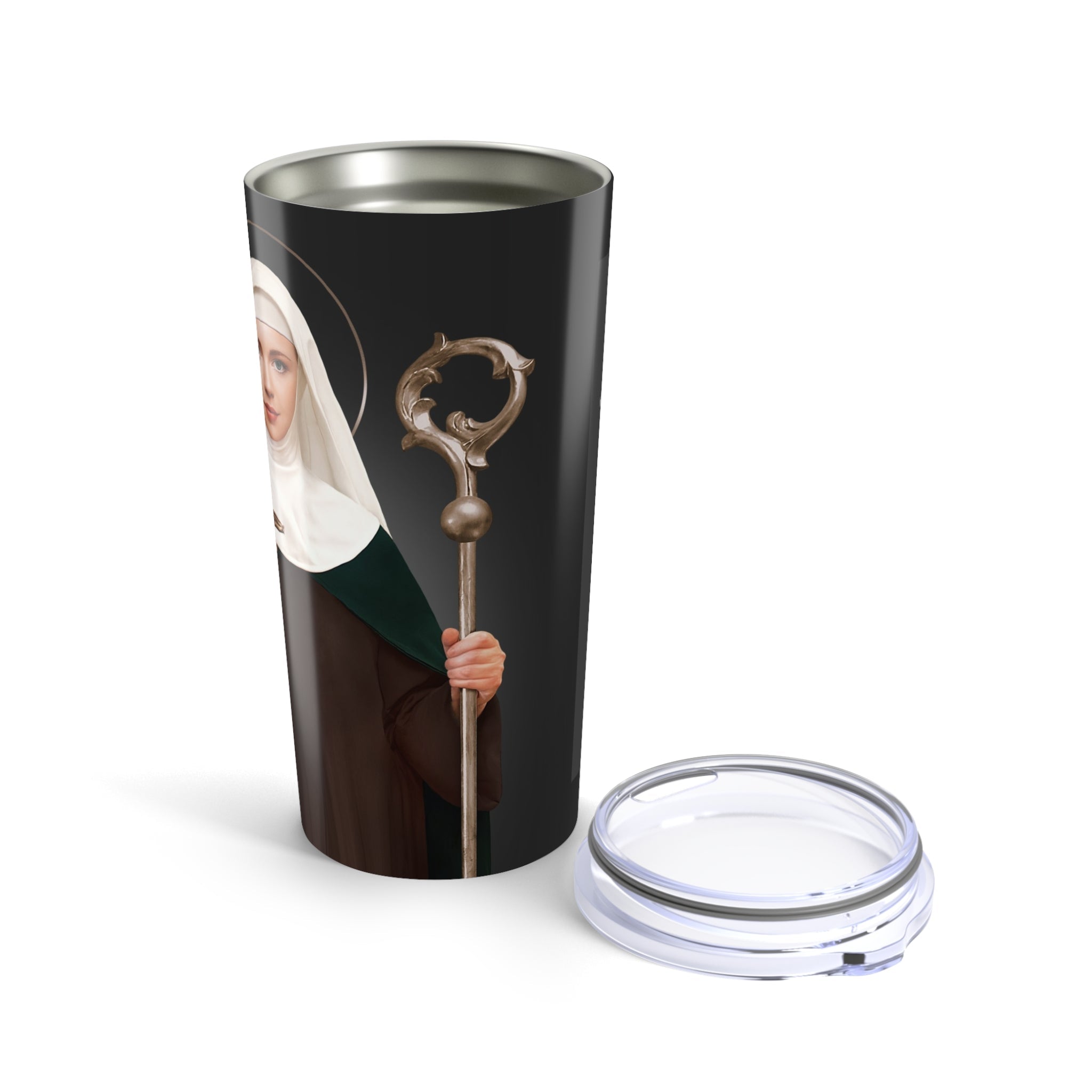 St. Brigid of Ireland Lord's Prayer Tumbler 20 oz. (Ash) - VENXARA®