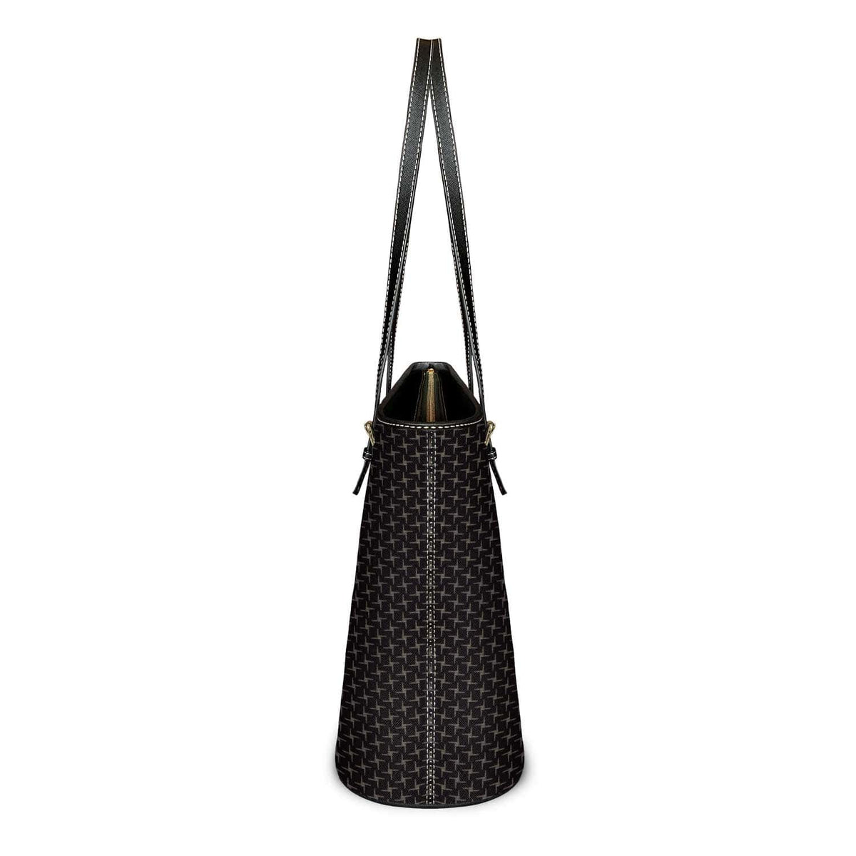 St. Brigid of Ireland Medallion Crosses Tote Bag (Black) Copyright VENXARA