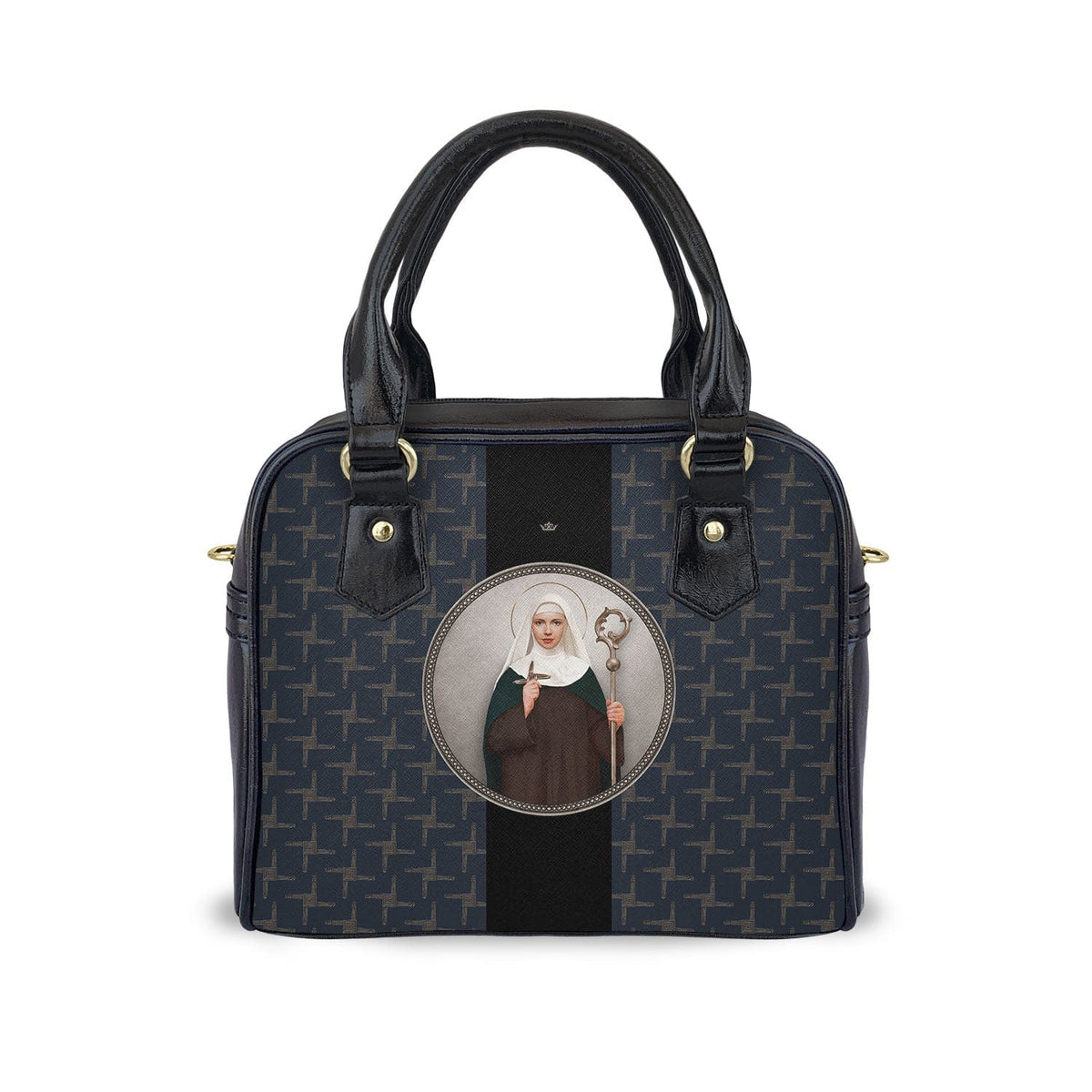 St. Brigid of Ireland Medallion Handbag (Crosses) Copyright VENXARA