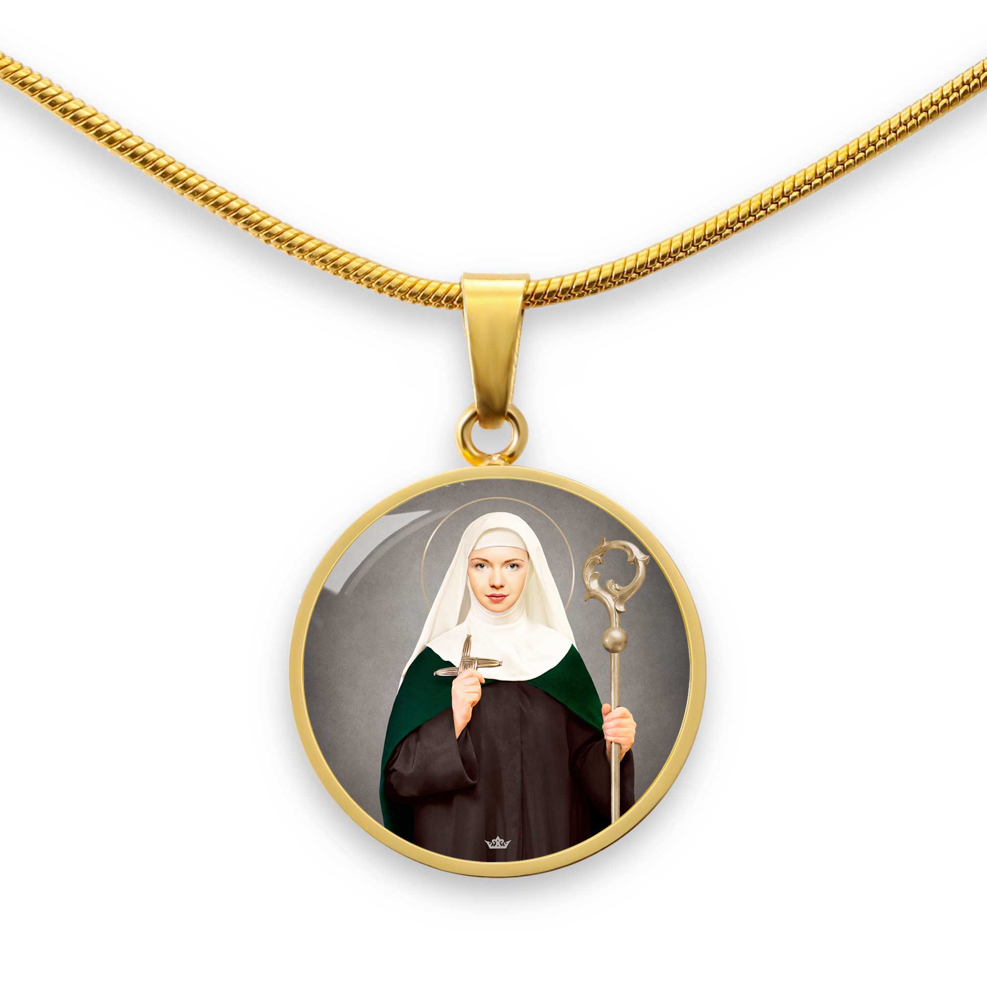 St. Brigid of Ireland Pendant Necklace - VENXARA®