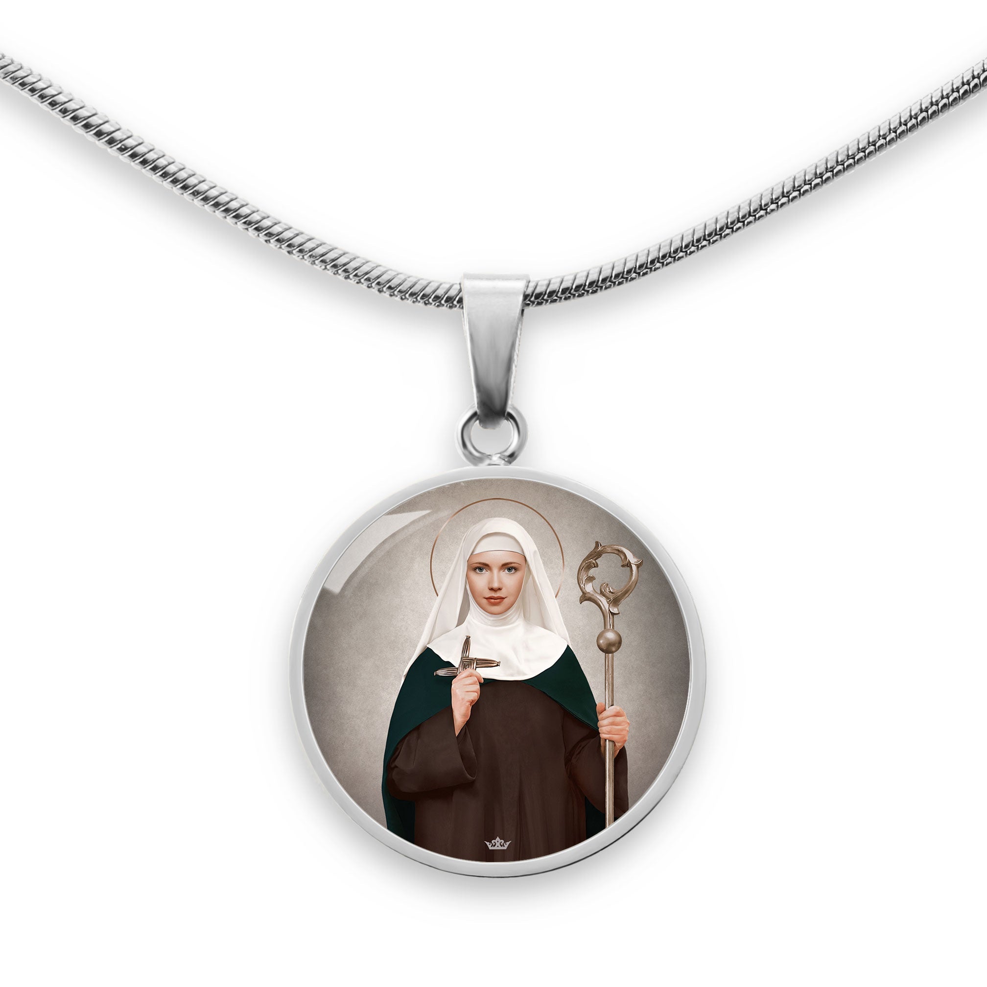 St. Brigid of Ireland Pendant Necklace - VENXARA®