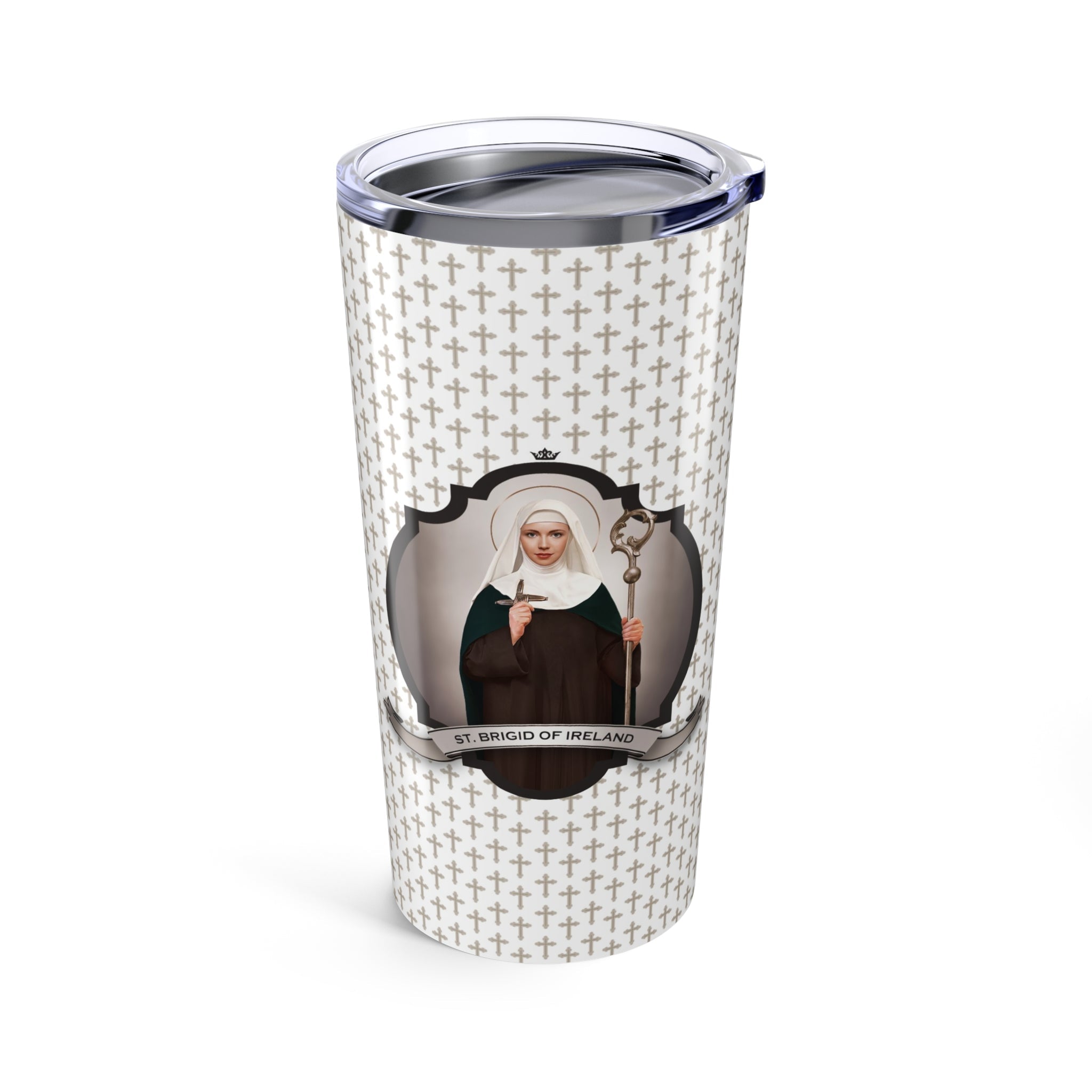 St. Brigid of Ireland Tumbler (Crosses 20 oz) - VENXARA®