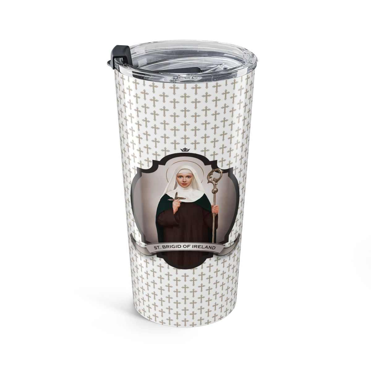 St. Brigid of Ireland Tumbler (Crosses 20 oz) Copyright VENXARA