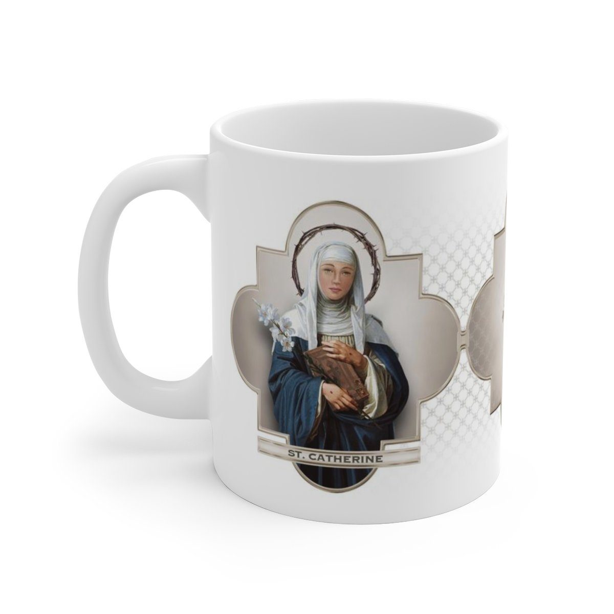 St. Catherine of Siena Ceramic Mug - VENXARA®