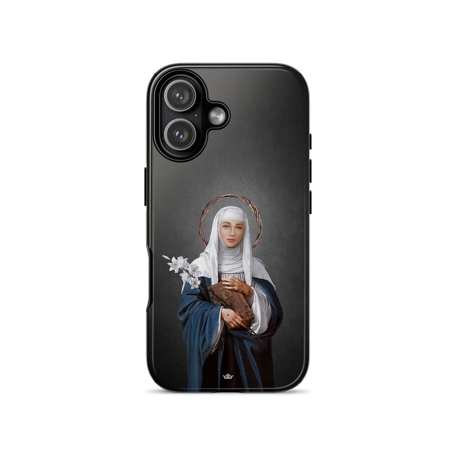 St. Catherine of Siena Hard Phone Case (Dark) Copyright VENXARA