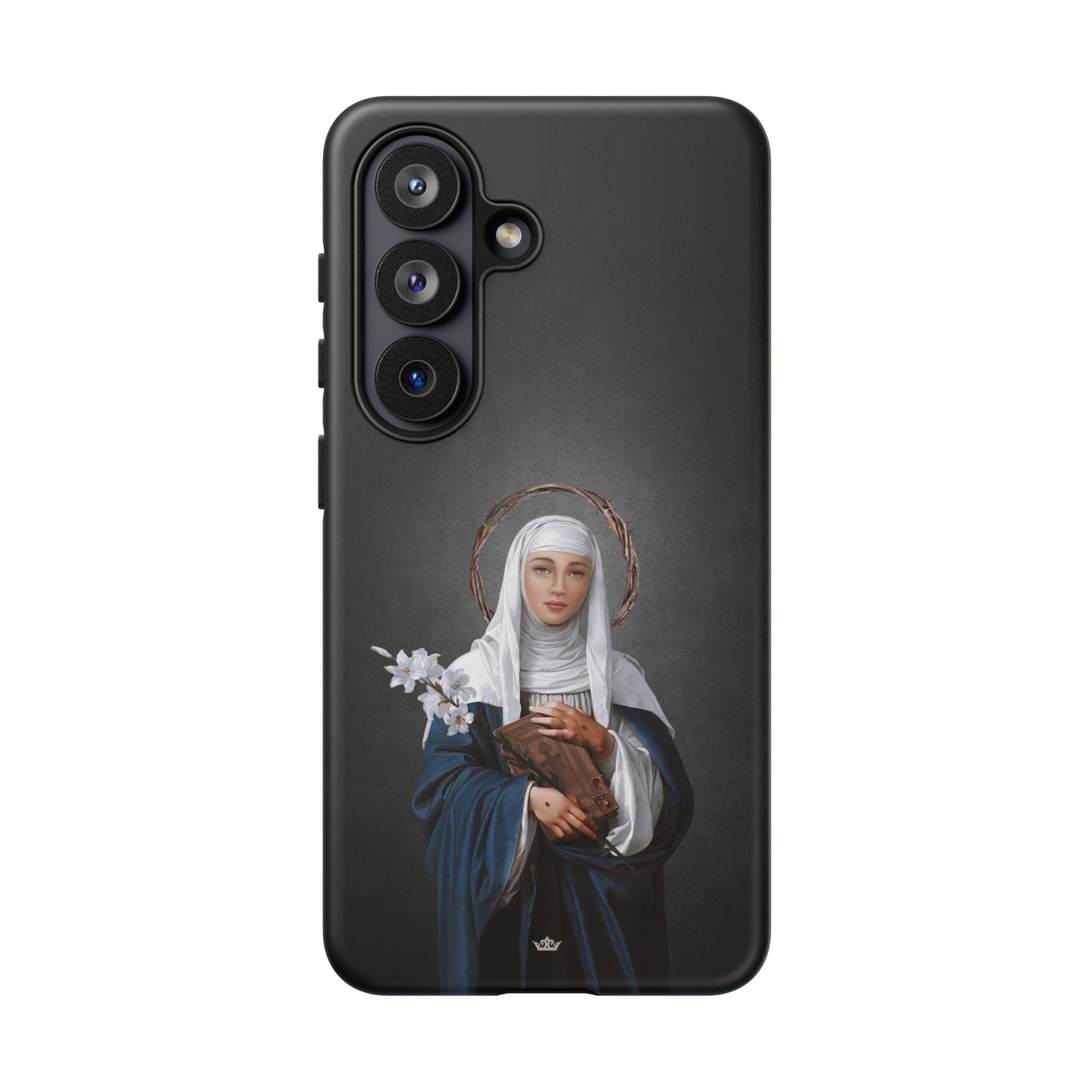 St. Catherine of Siena Hard Phone Case (Dark) Copyright VENXARA