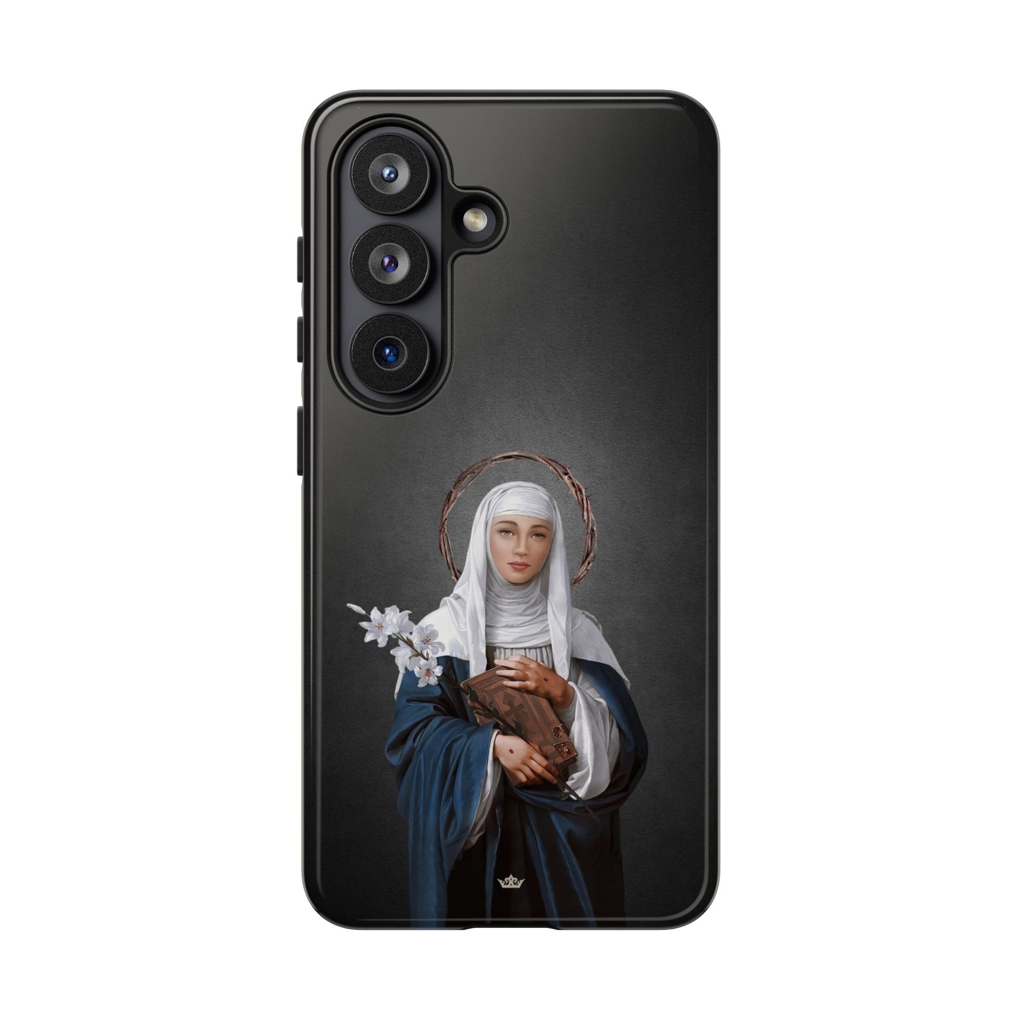 St. Catherine of Siena Hard Phone Case (Dark) Copyright VENXARA