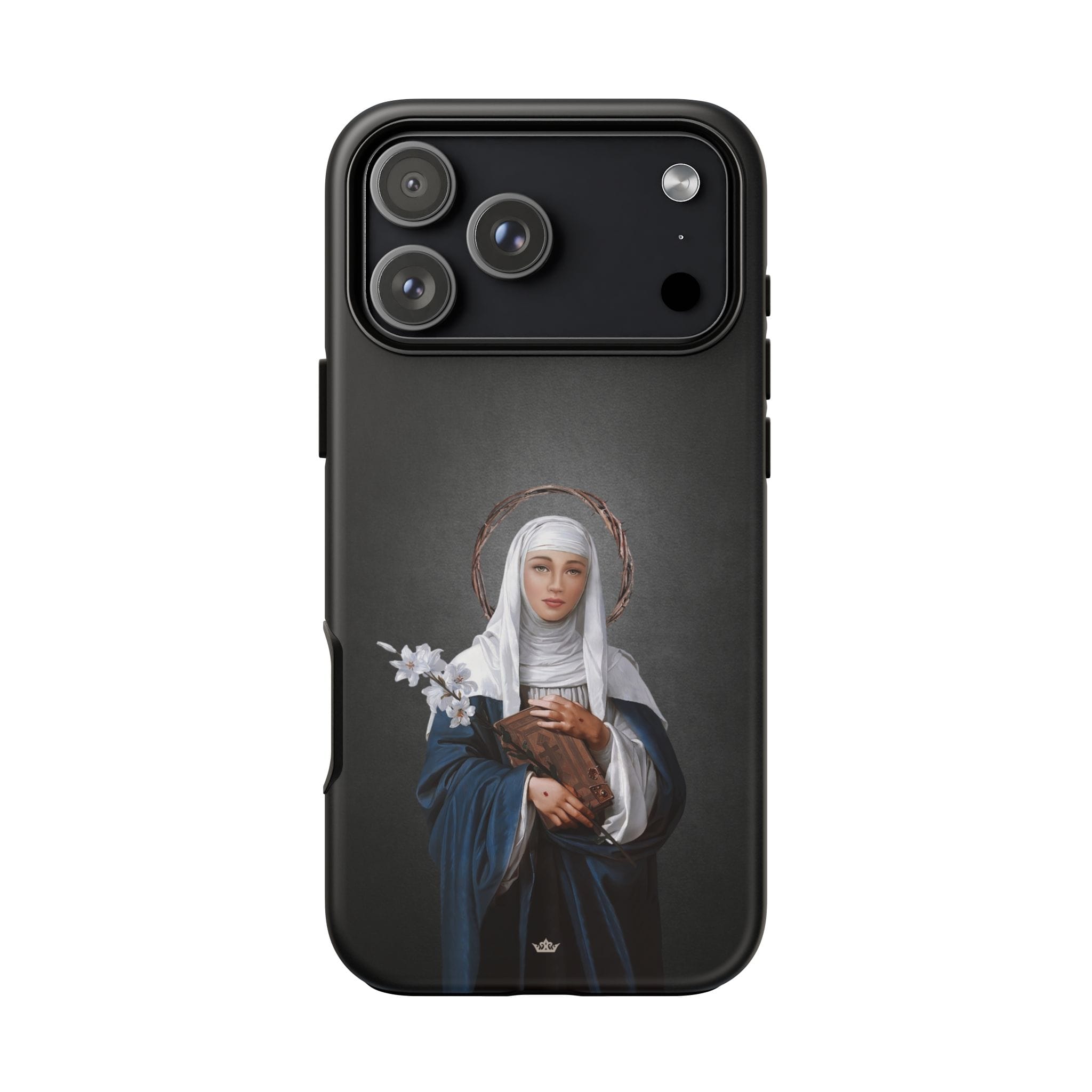 St. Catherine of Siena Hard Phone Case (Dark) Copyright VENXARA