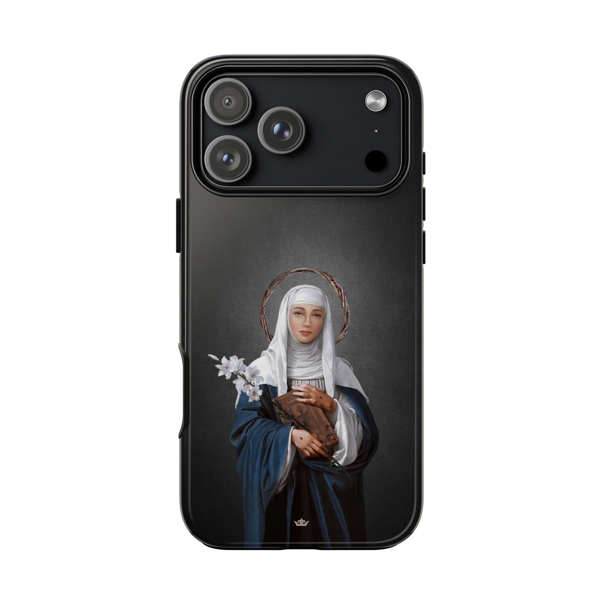 St. Catherine of Siena Hard Phone Case (Dark) Copyright VENXARA