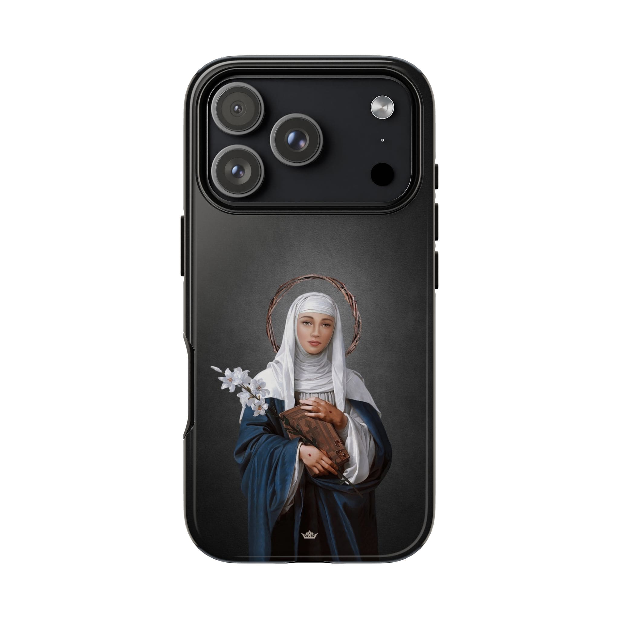 St. Catherine of Siena Hard Phone Case (Dark) Copyright VENXARA