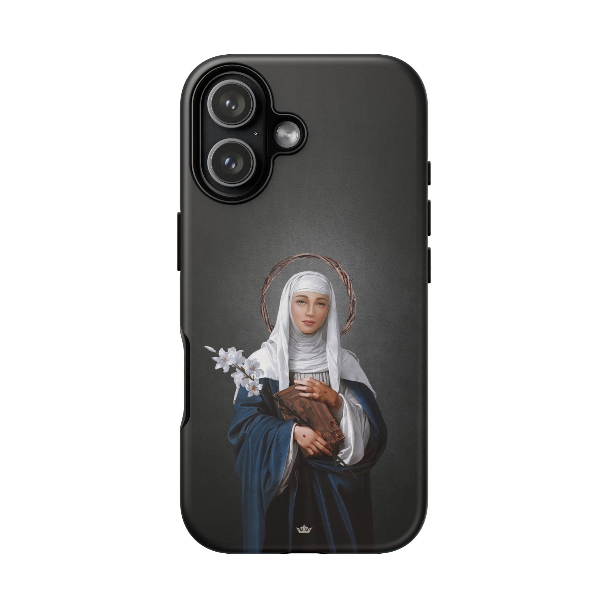 St. Catherine of Siena Hard Phone Case (Dark) Copyright VENXARA