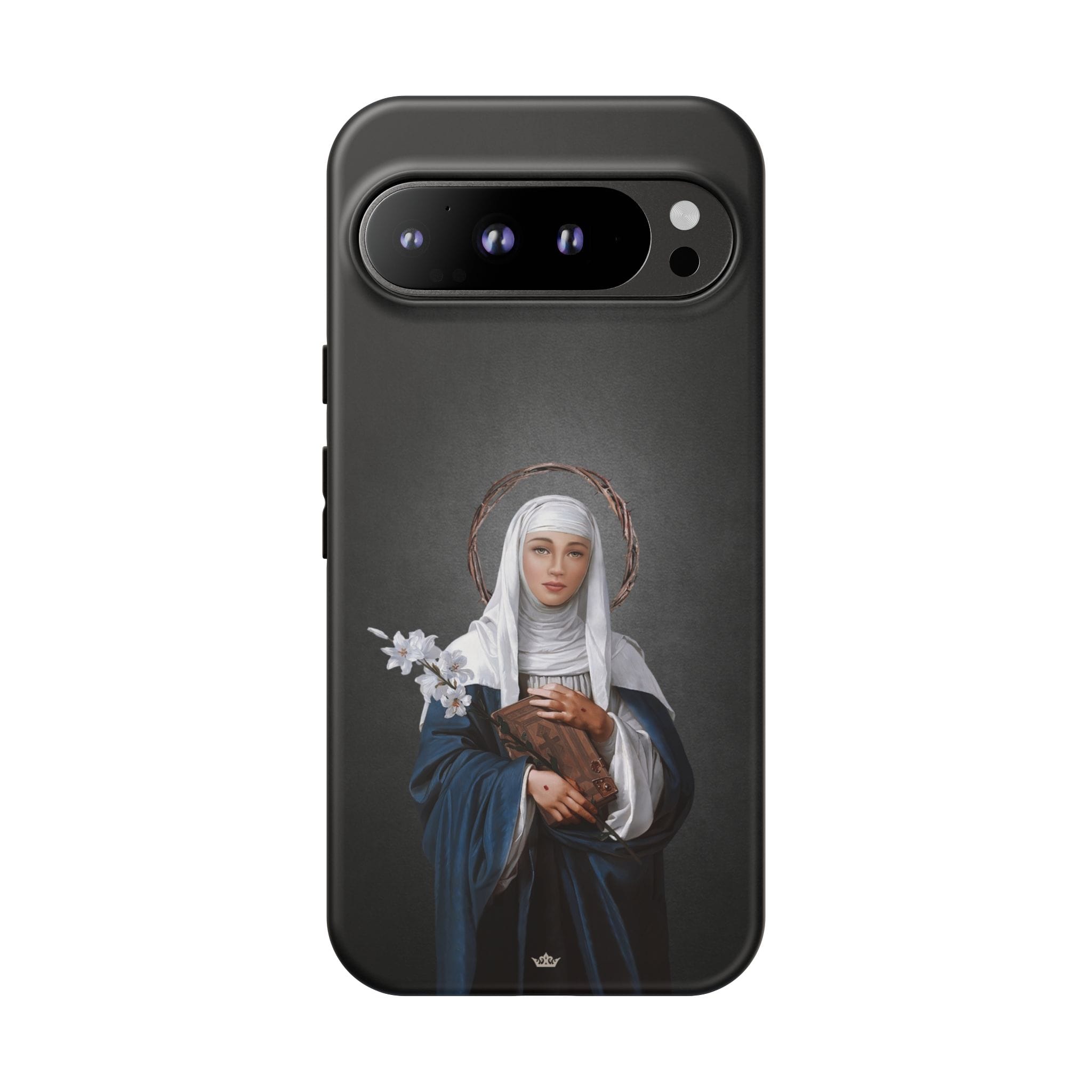 St. Catherine of Siena Hard Phone Case (Dark) Copyright VENXARA