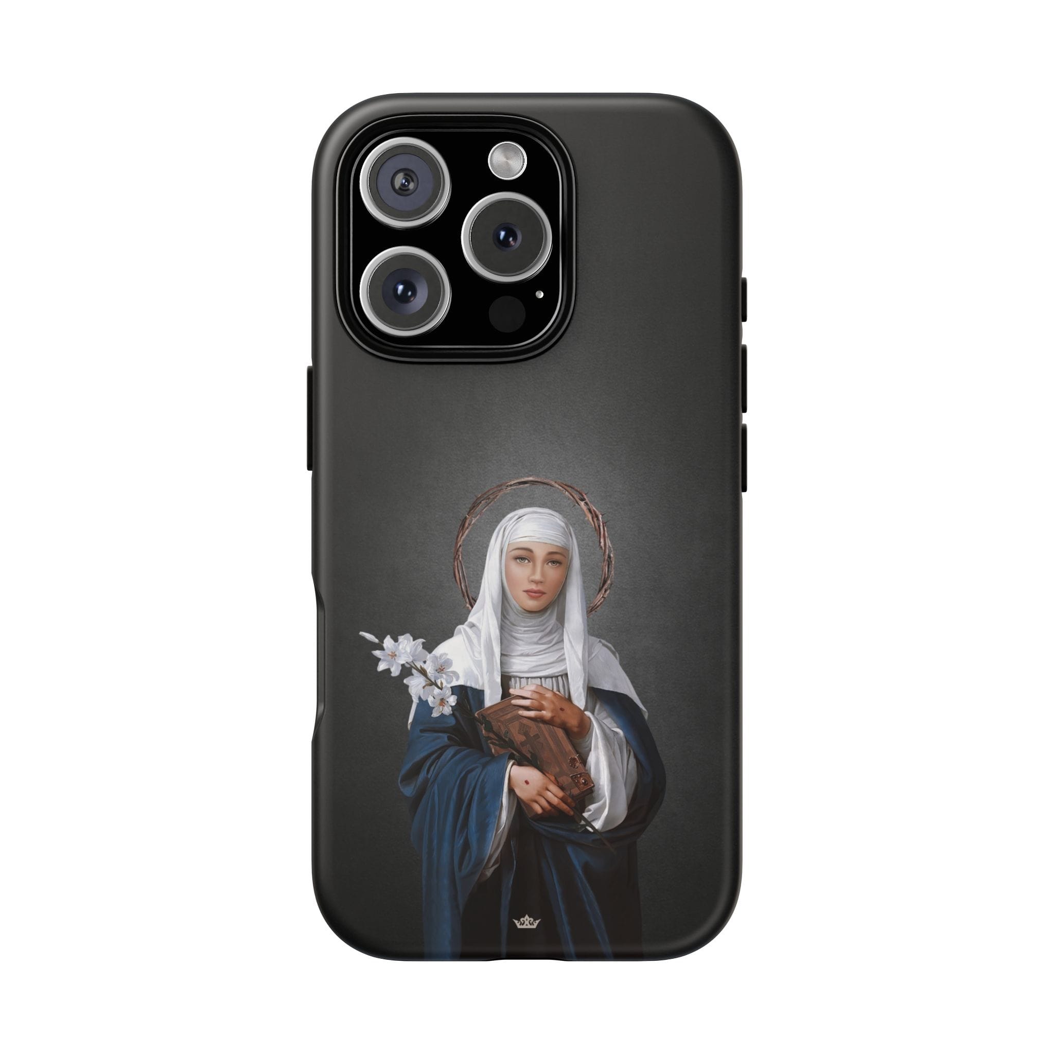 St. Catherine of Siena Hard Phone Case (Dark) Copyright VENXARA
